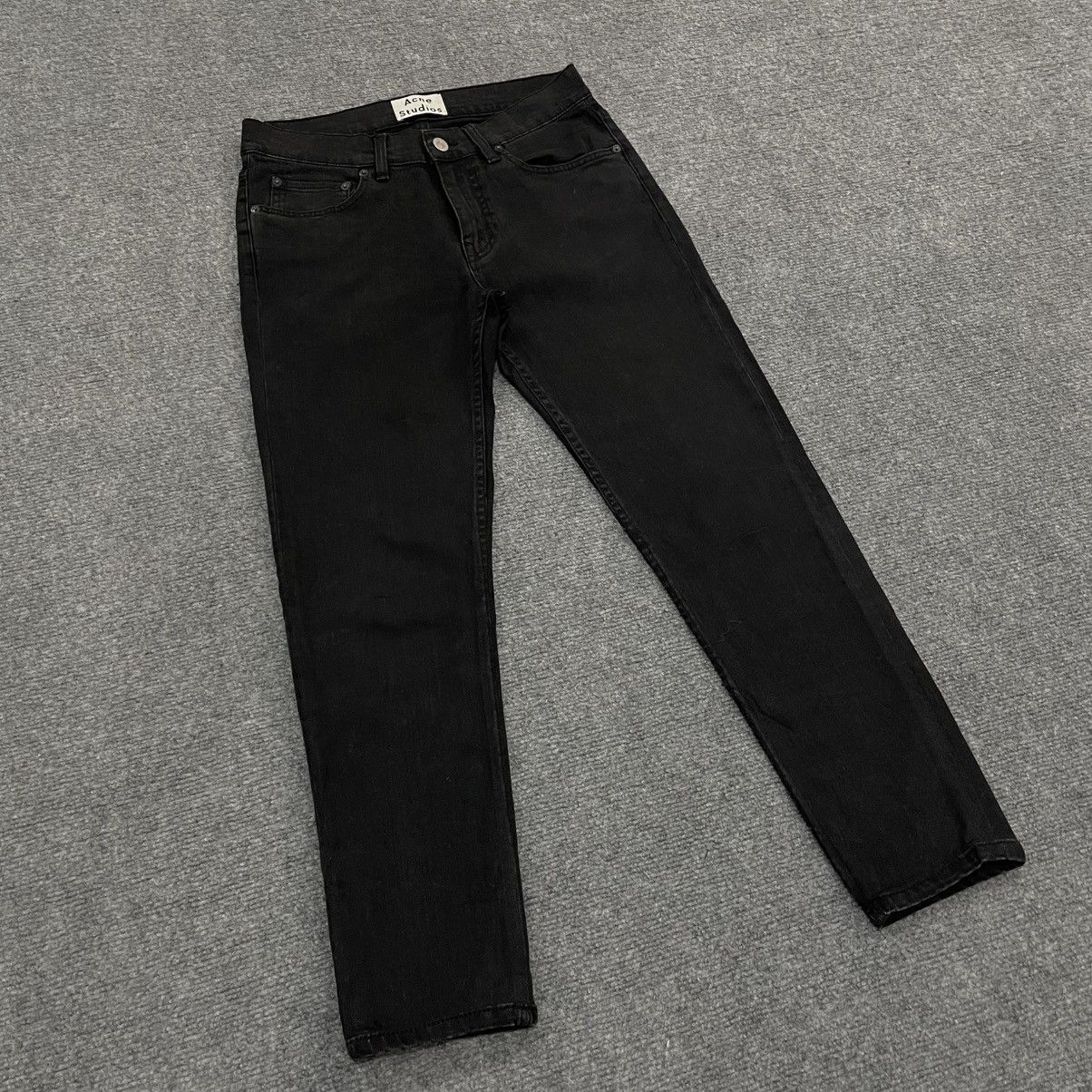 Acne Studios Acne Studios Ace Used Cash Black Slim Fit Denim Jeans Size US 28 / EU 44 - 2 Thumbnail