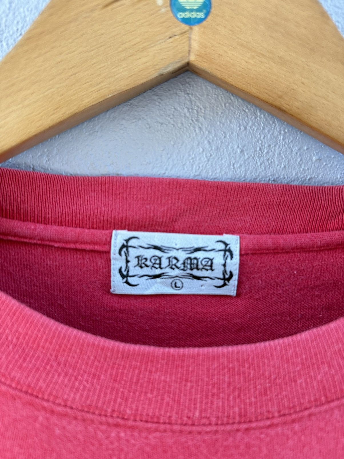 West Coast Choppers Thrashed Vintage Karma Flame Japan Streetwear LS Faded Tee Size US L / EU 52-54 / 3 - 9 Thumbnail