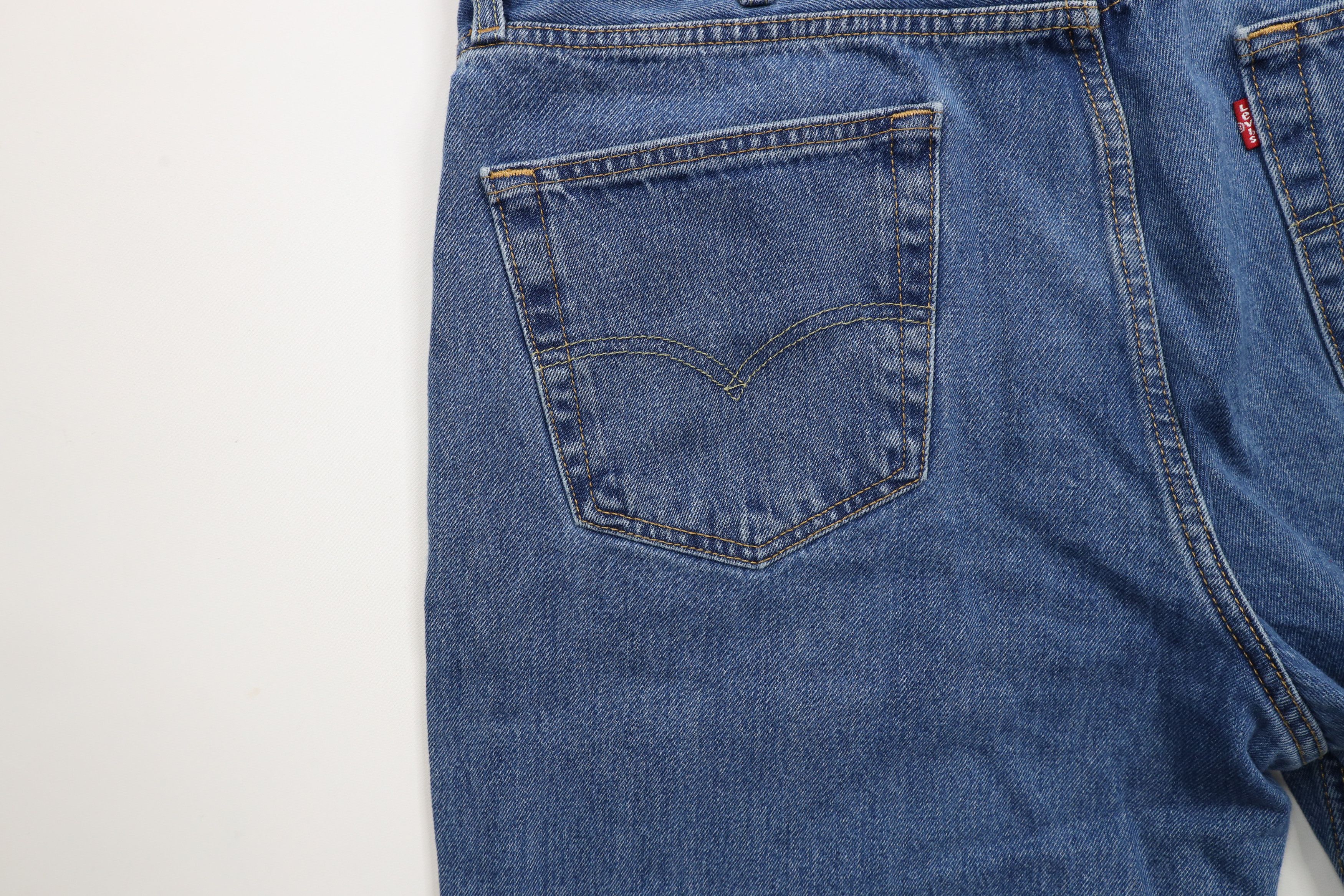 Levi's × Vintage Vintage Y2K Levis 550 Relaxed Tapered Leg Denim Jeans Blue Size US 40 / EU 56 - 15 Thumbnail