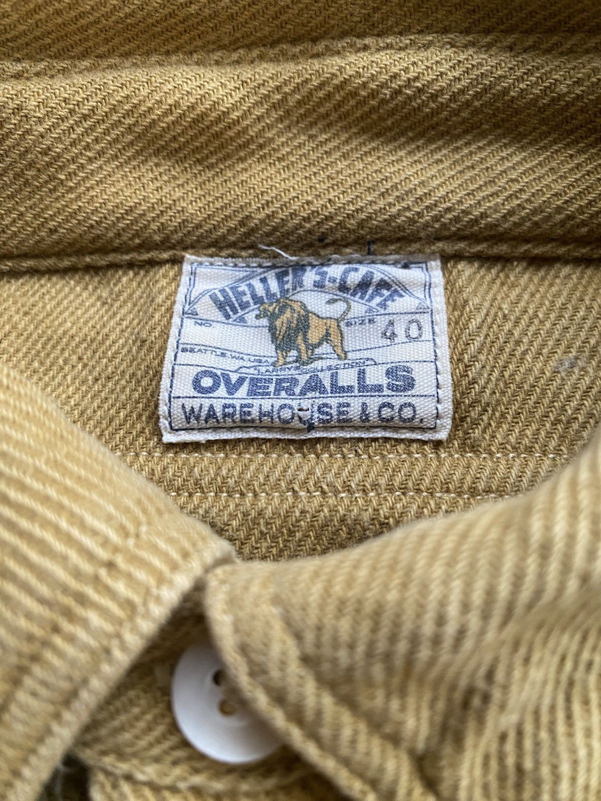 Warehouse & Co. Warehouse & Co Half Button Workwear Double Pocket Work Shirt Size US M / EU 48-50 / 2 - 3 Thumbnail