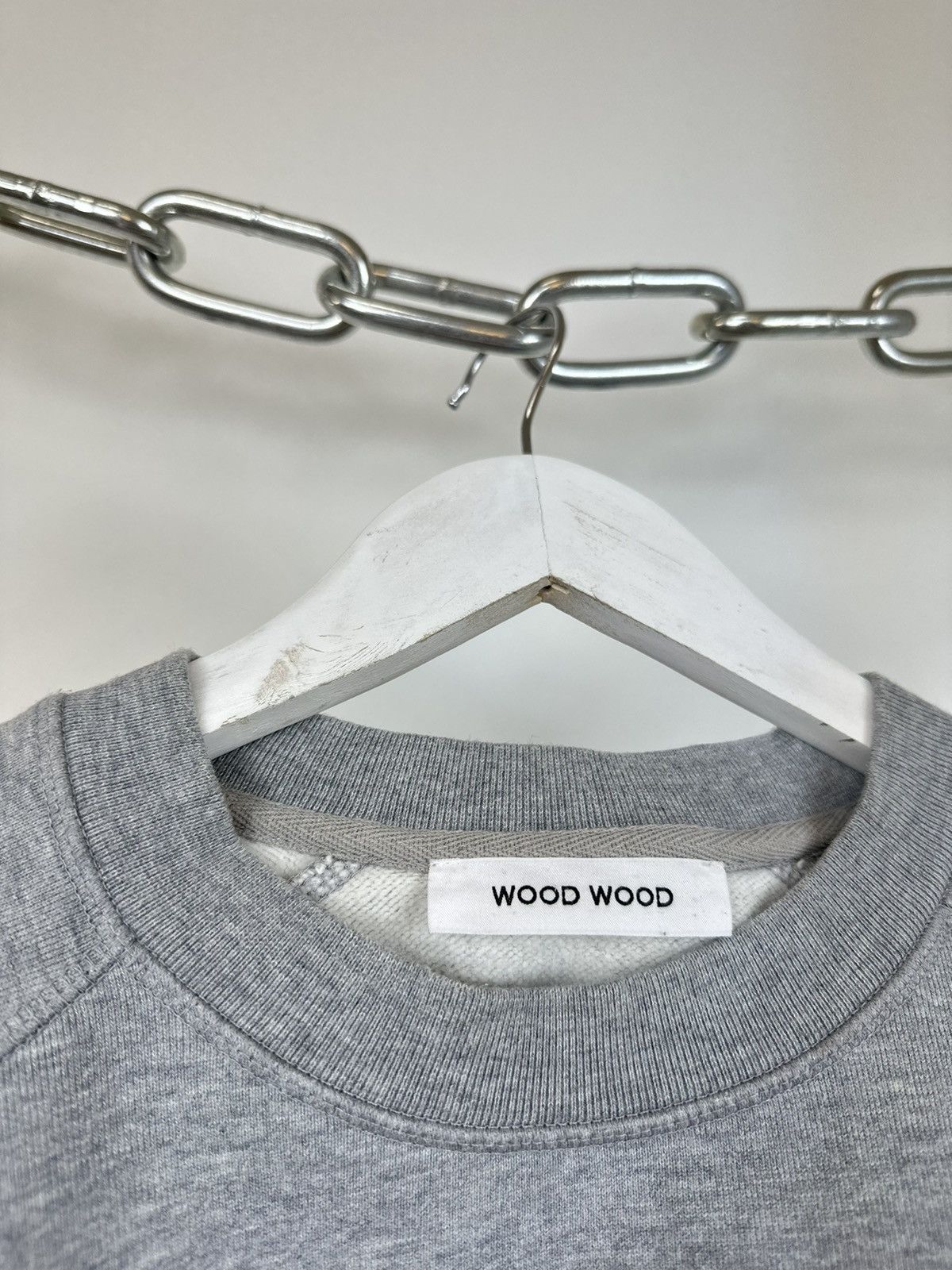 Wood Wood Vintage Wood Wood Casual Baggy Y2K Avant Garde Sweatshirt Size US L / EU 52-54 / 3 - 11 Thumbnail