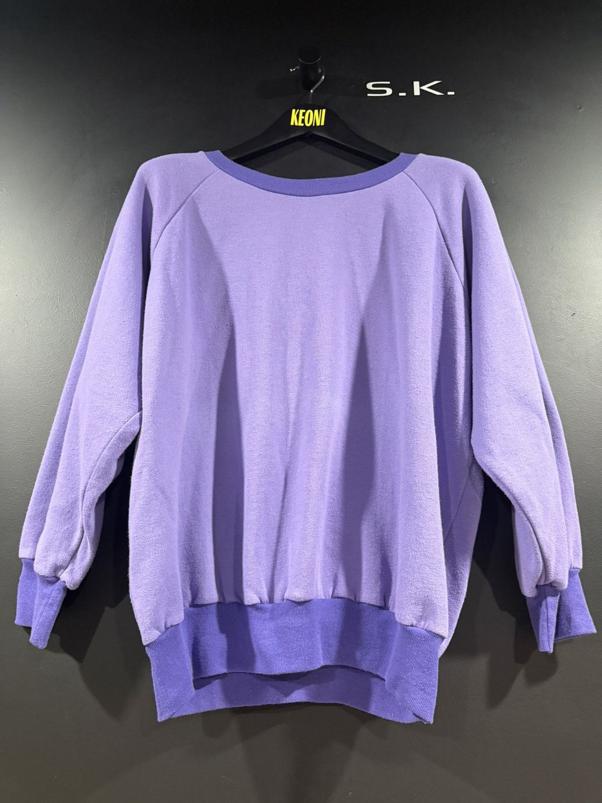 Vintage 1980s Vintage Purple Sun Faded Grunge Boxy Sweatshirt XL Size US XL / EU 56 / 4 - 5 Thumbnail