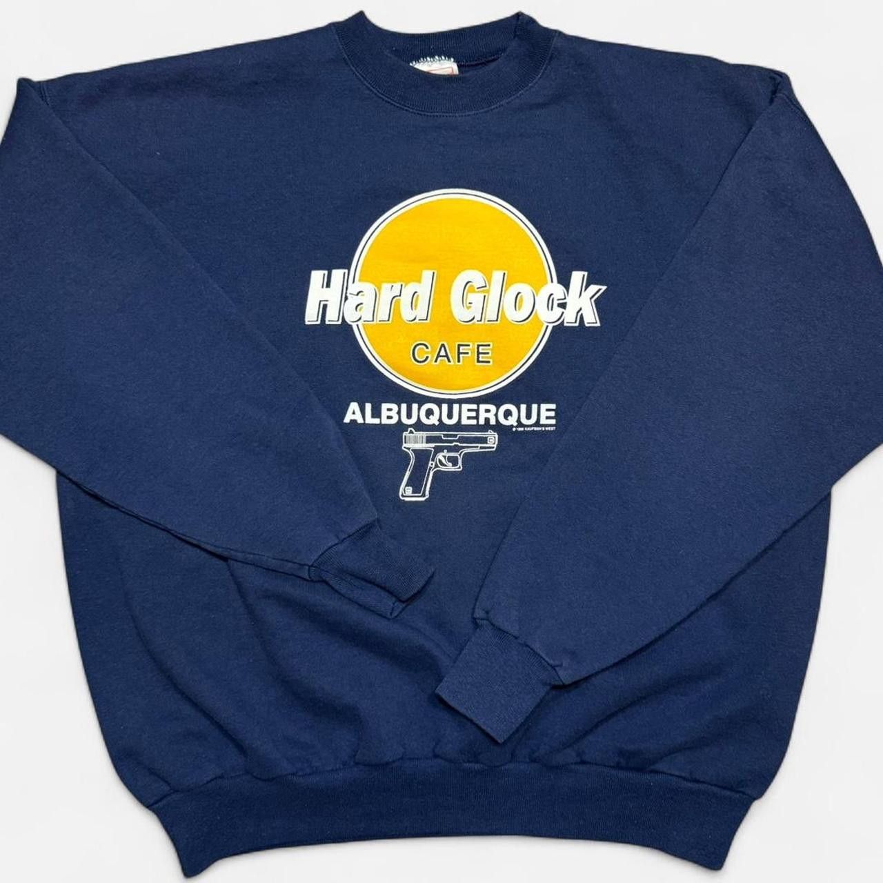 Vintage Vintage 1990s Hard Glock Cafe Albuquerque Crewneck Size US XL / EU 56 / 4 - 3 Thumbnail