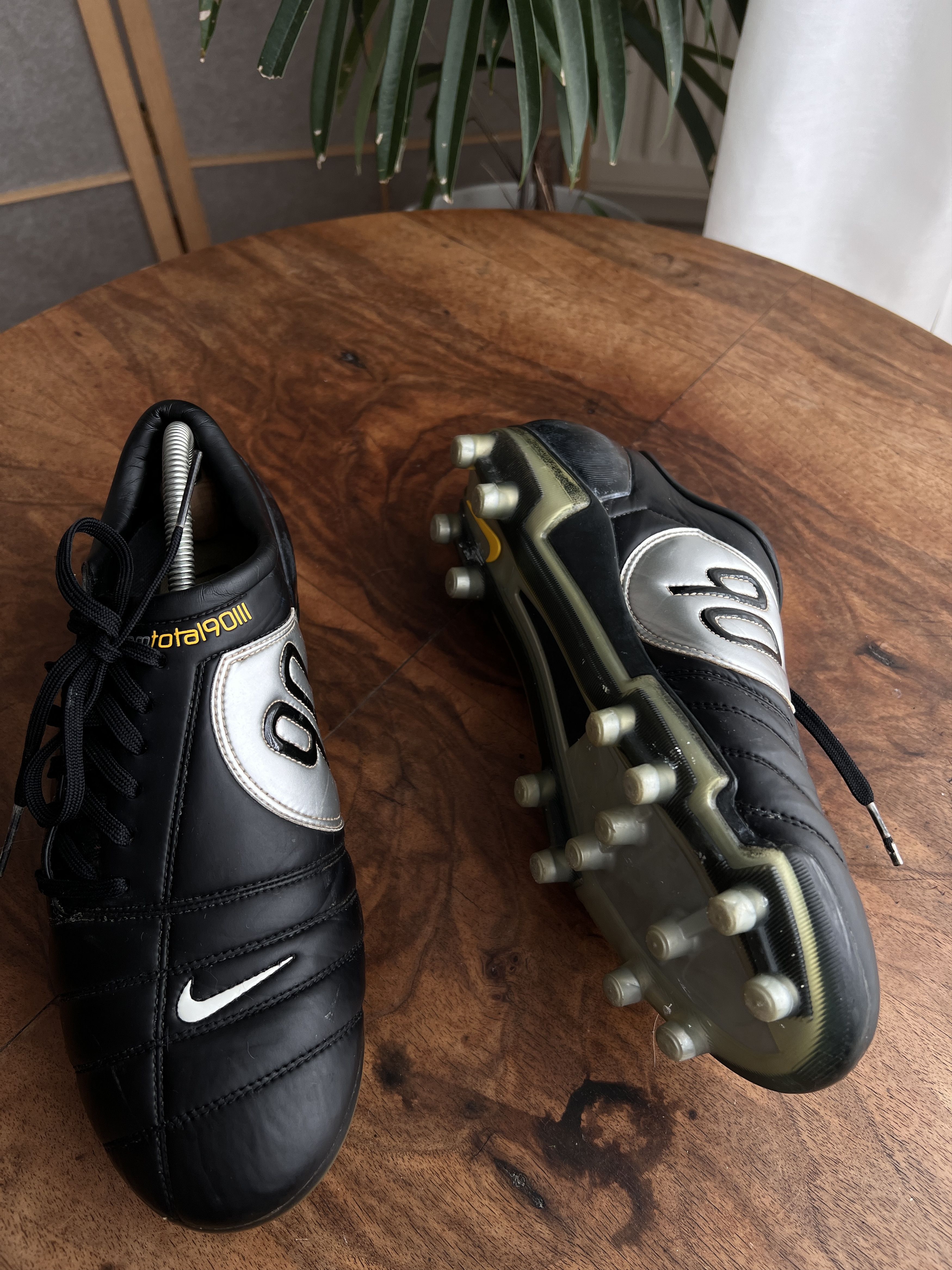 Vintage Nike Total 90 III SG‎ Cleats Soccer Football Black Mens 6.5 Nike T90 SP Men main image 4