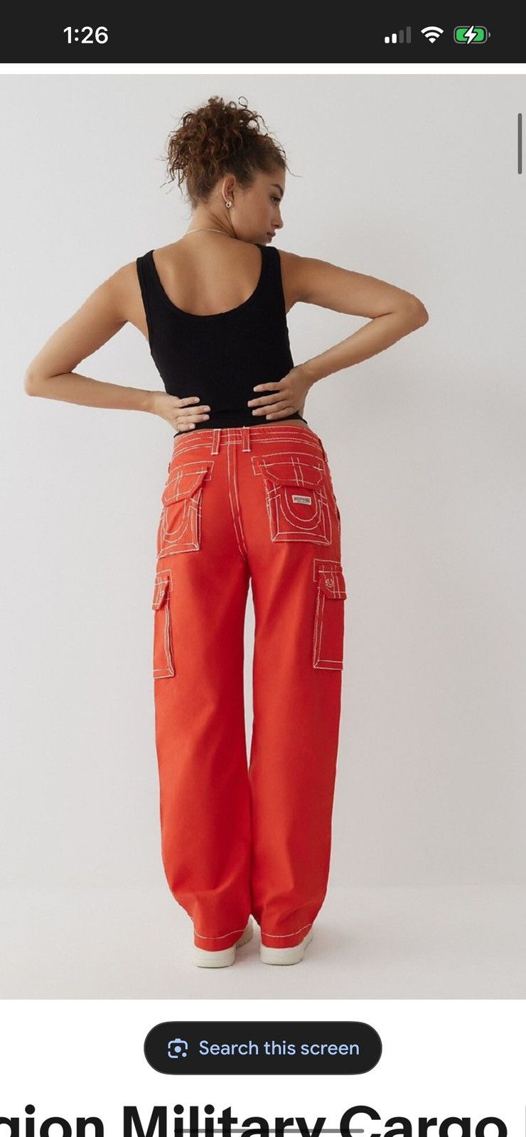 True Religion True Religion True Religion Red Military Cargo Big T Pants Size 28" / US 6 / IT 42 - 12 Thumbnail