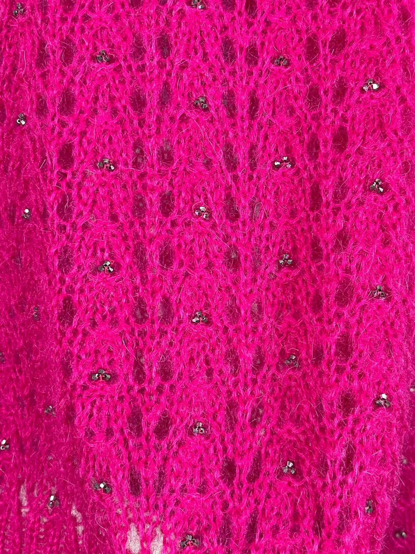 Saint Laurent Paris SLP Crystal Sweater Size S New Size S / US 4 / IT 40 - 5 Thumbnail