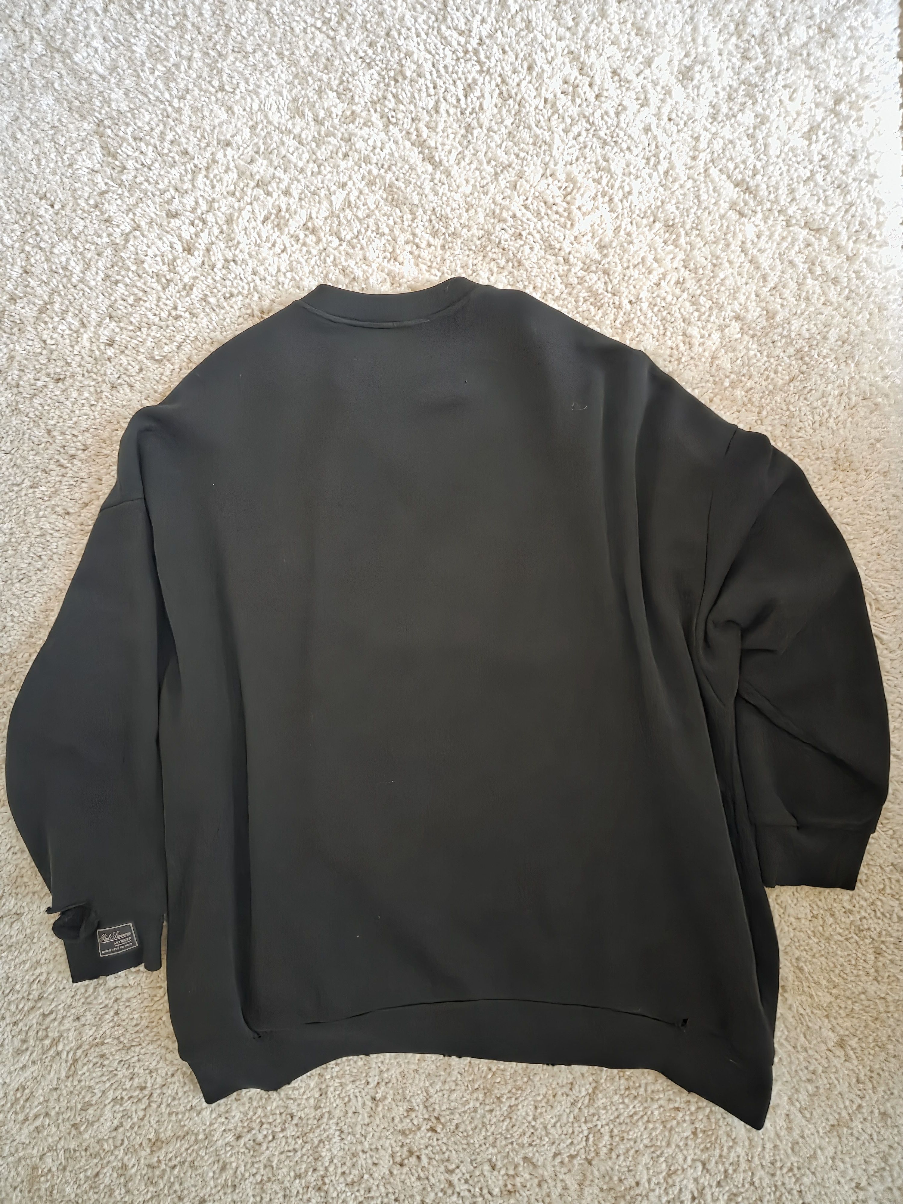 Raf Simons Raf Simons distressed "Altered Reality" Sweatshirt Size US XL / EU 56 / 4 - 4 Thumbnail