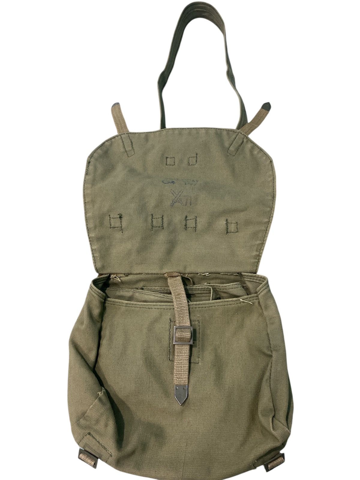Vintage Rare Vintage 70s Ration Bag Soldiers Issue Field Canvas Nato Size ONE SIZE - 3 Thumbnail