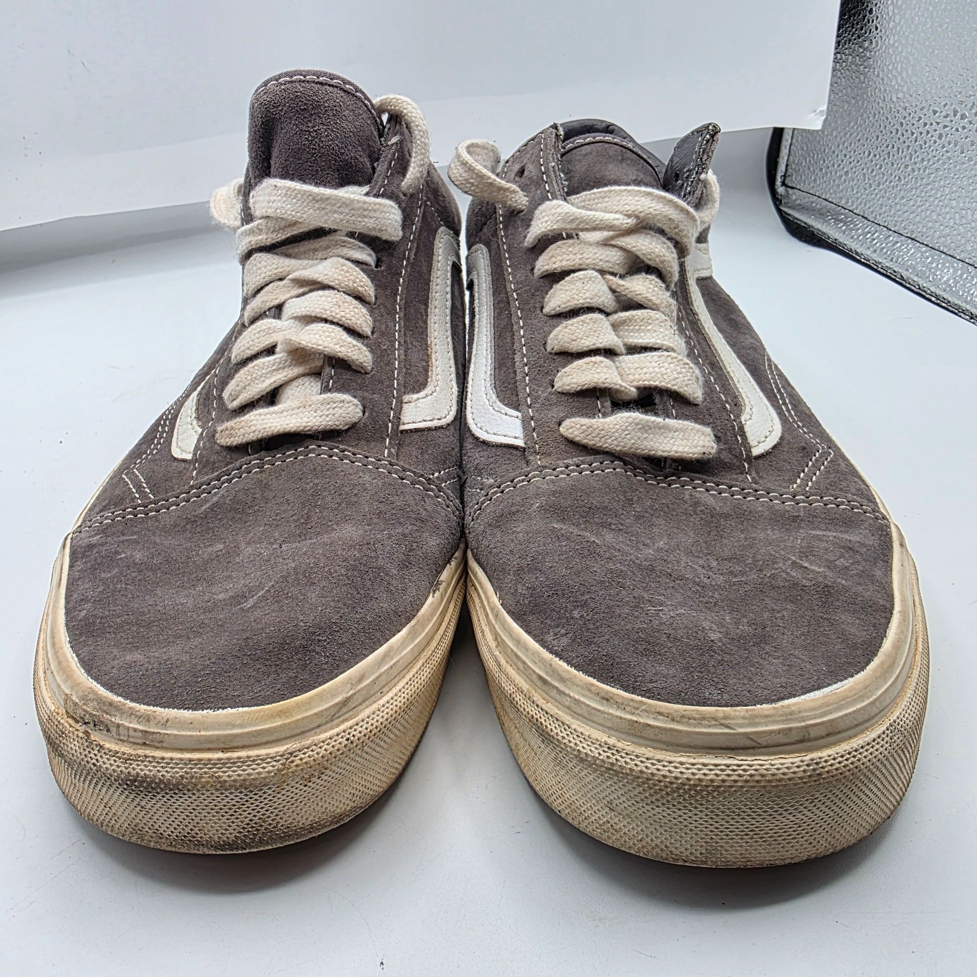 Vans Vans Old Skool Pig Suede Mens Size 10 Gray Skate Shoes Walki Size US 10 / EU 43 - 2 Thumbnail