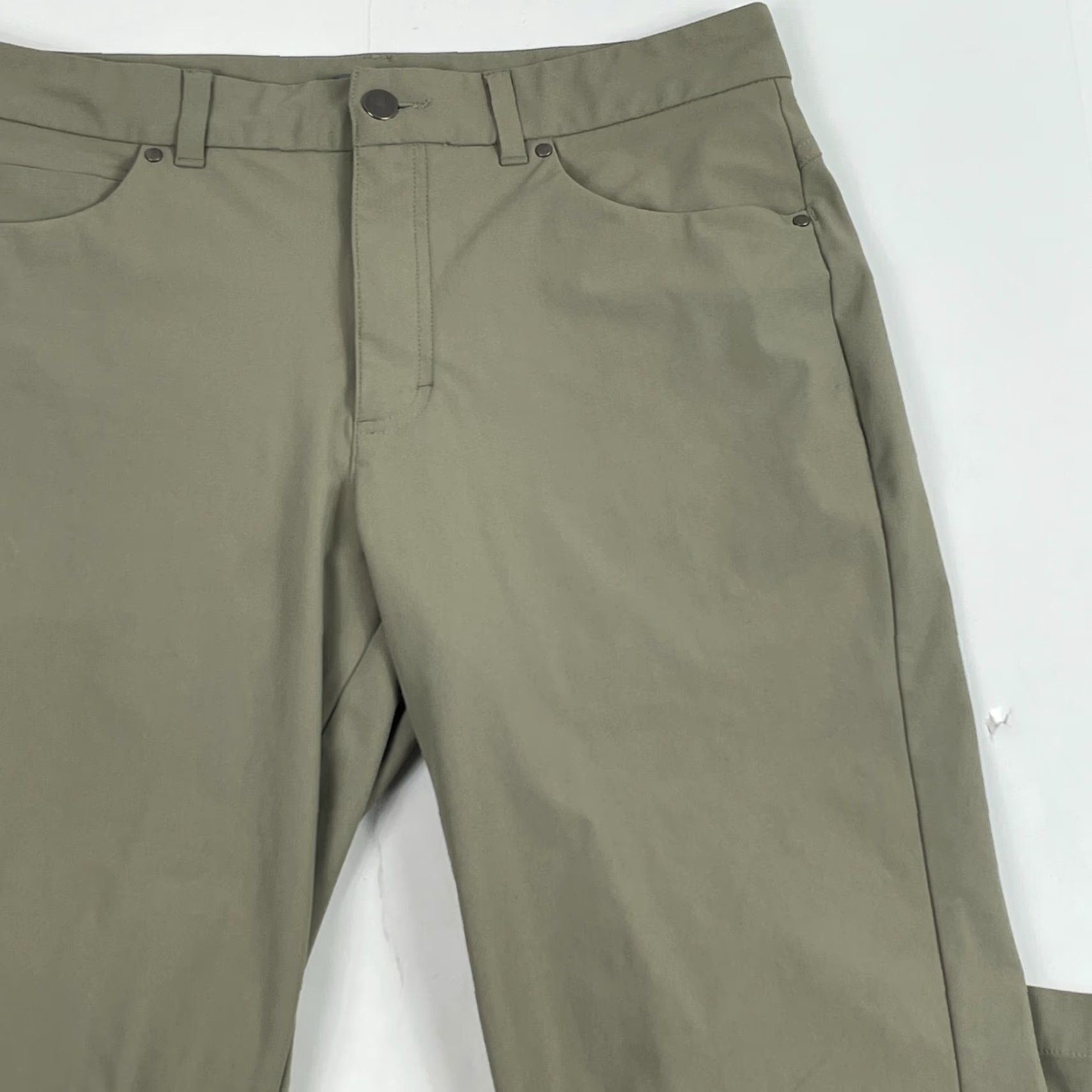Vintage VRST Pants Mens 32 x 30 Green Golf Tapered Leg Stretch Preppy Dress Pants Slim 5-Pocket Vintage? Size US 32 / EU 48 - 3 Thumbnail