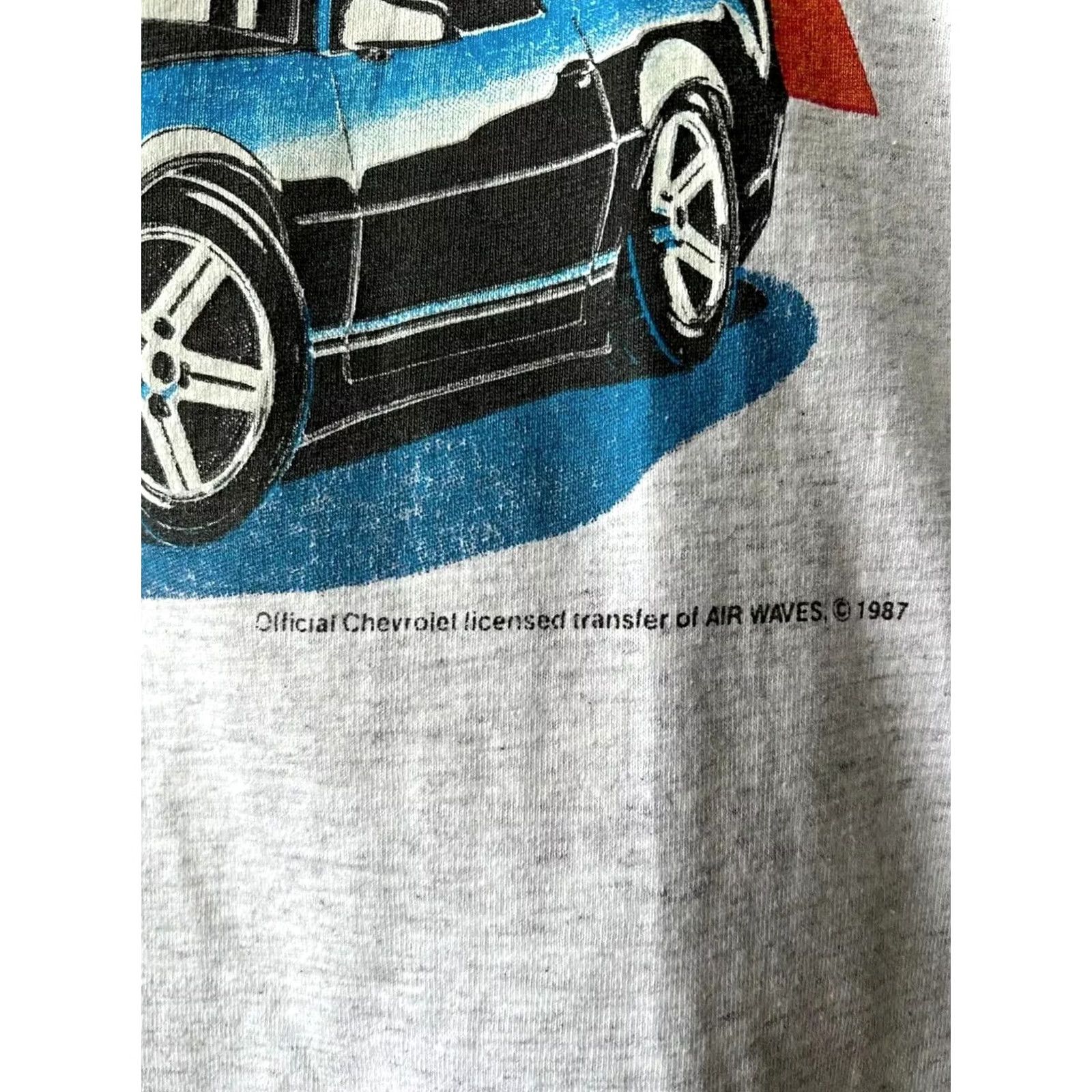 Vintage VINTAGE CHEVROLET CAMARO USA-1 TEE T-SHIRT MEN'S SIZE L Shirt Adult L Gray Nike? Size US L / EU 52-54 / 3 - 6 Thumbnail
