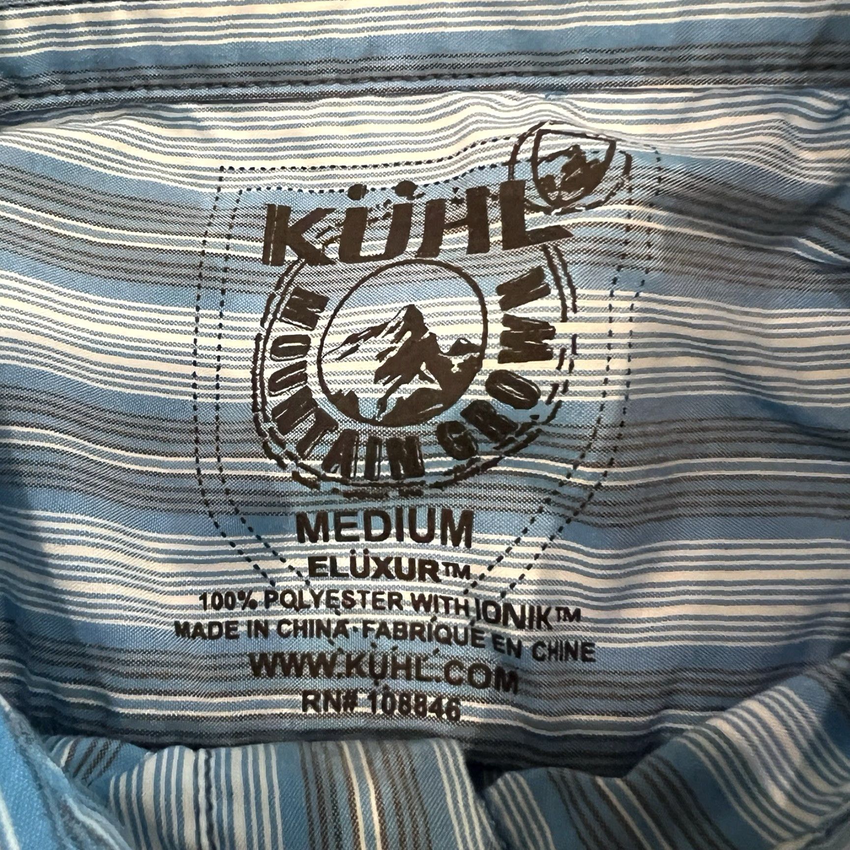 Vintage KUHL Mens Shirt Med Blue Short Sleeve Button-Down Outdoor Hiking Camping Fishing Size US M / EU 48-50 / 2 - 4 Thumbnail
