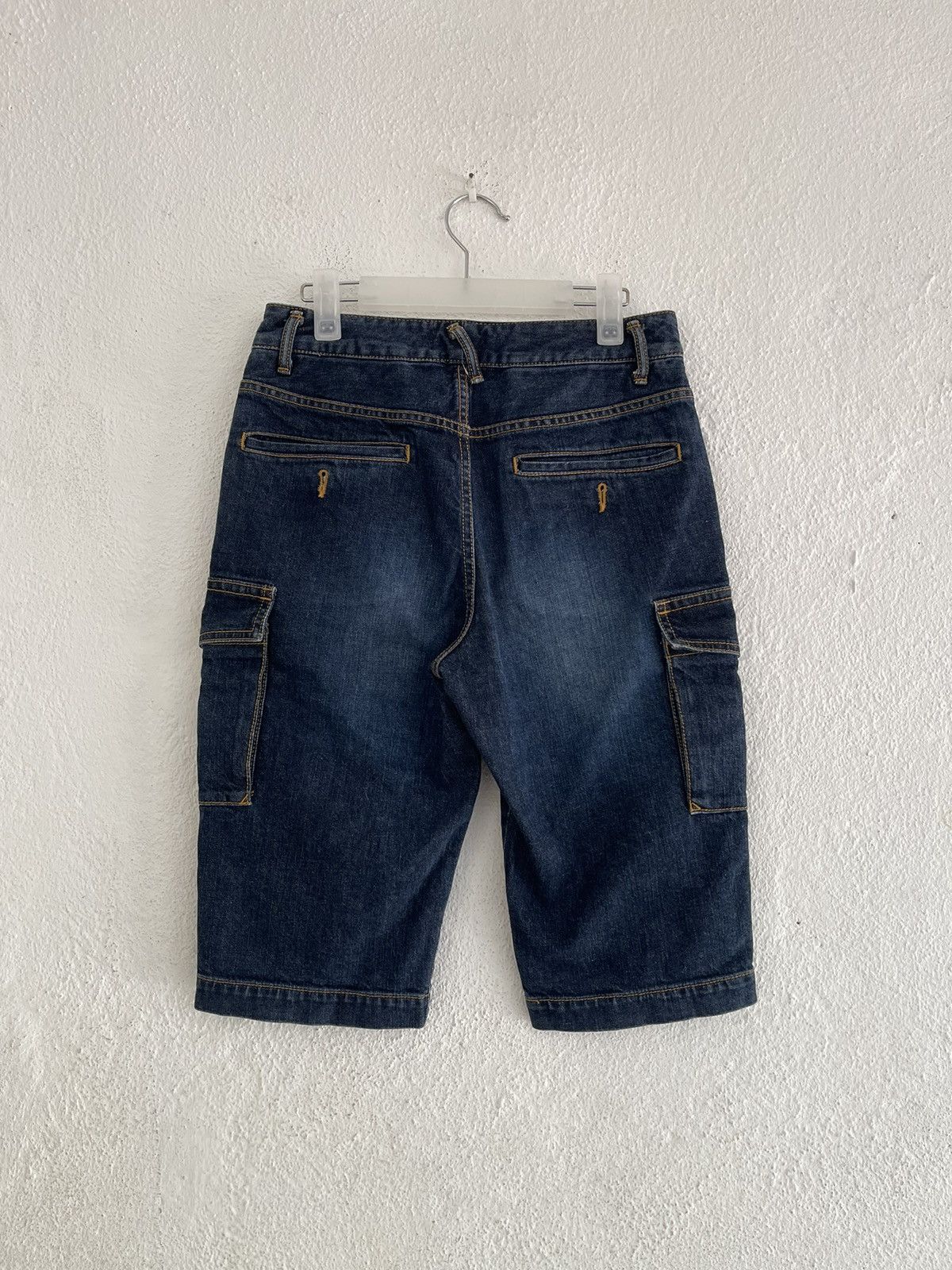 Designer × Issey Miyake × Japanese Brand Plantation 1 Mile Cargo Short Jeans Size US 29 - 3 Thumbnail
