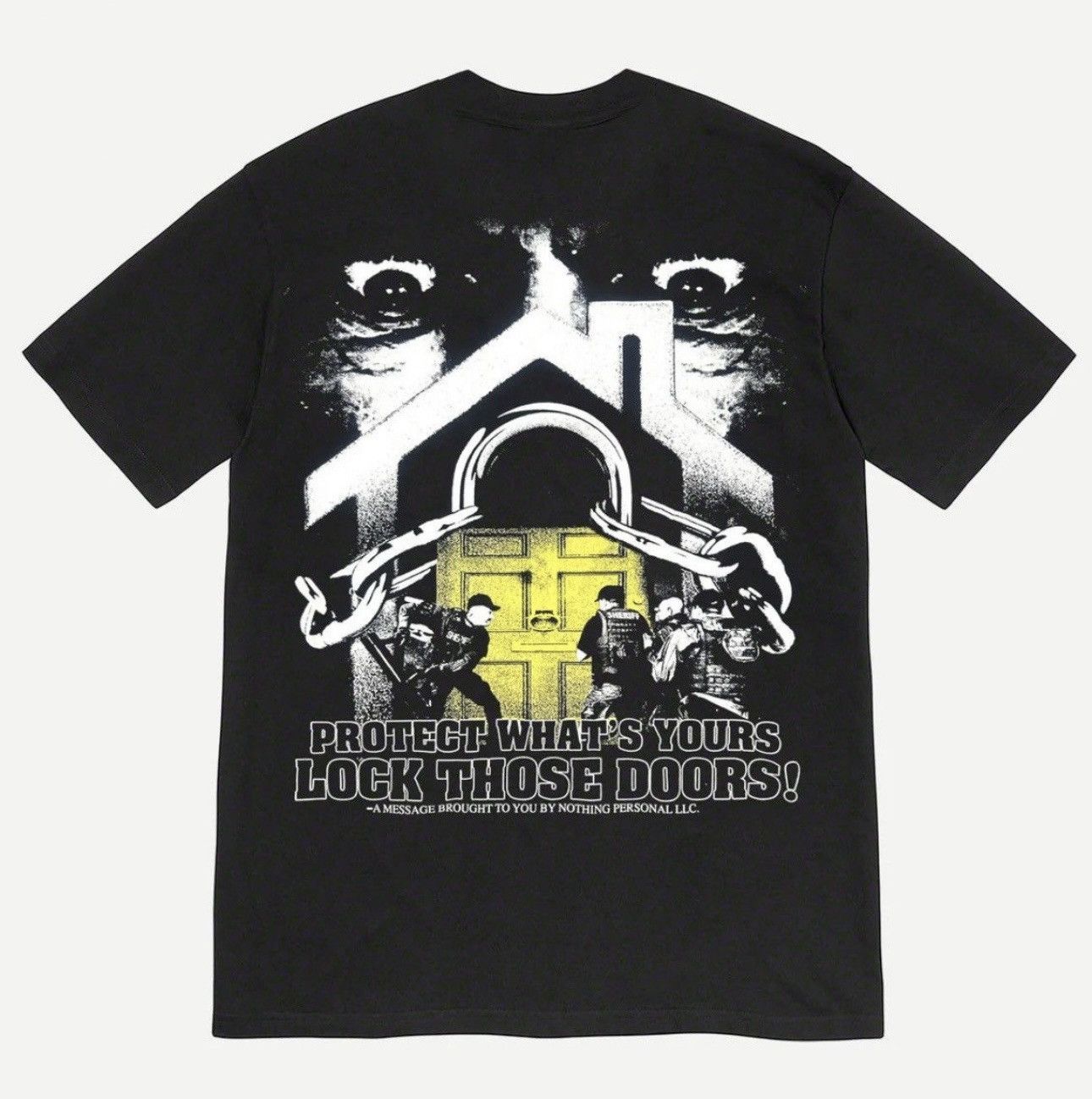 Vintage Brand New Nothing Personal Protect Whats Yours T Shirt XL Size US XL / EU 56 / 4 - 2 Thumbnail