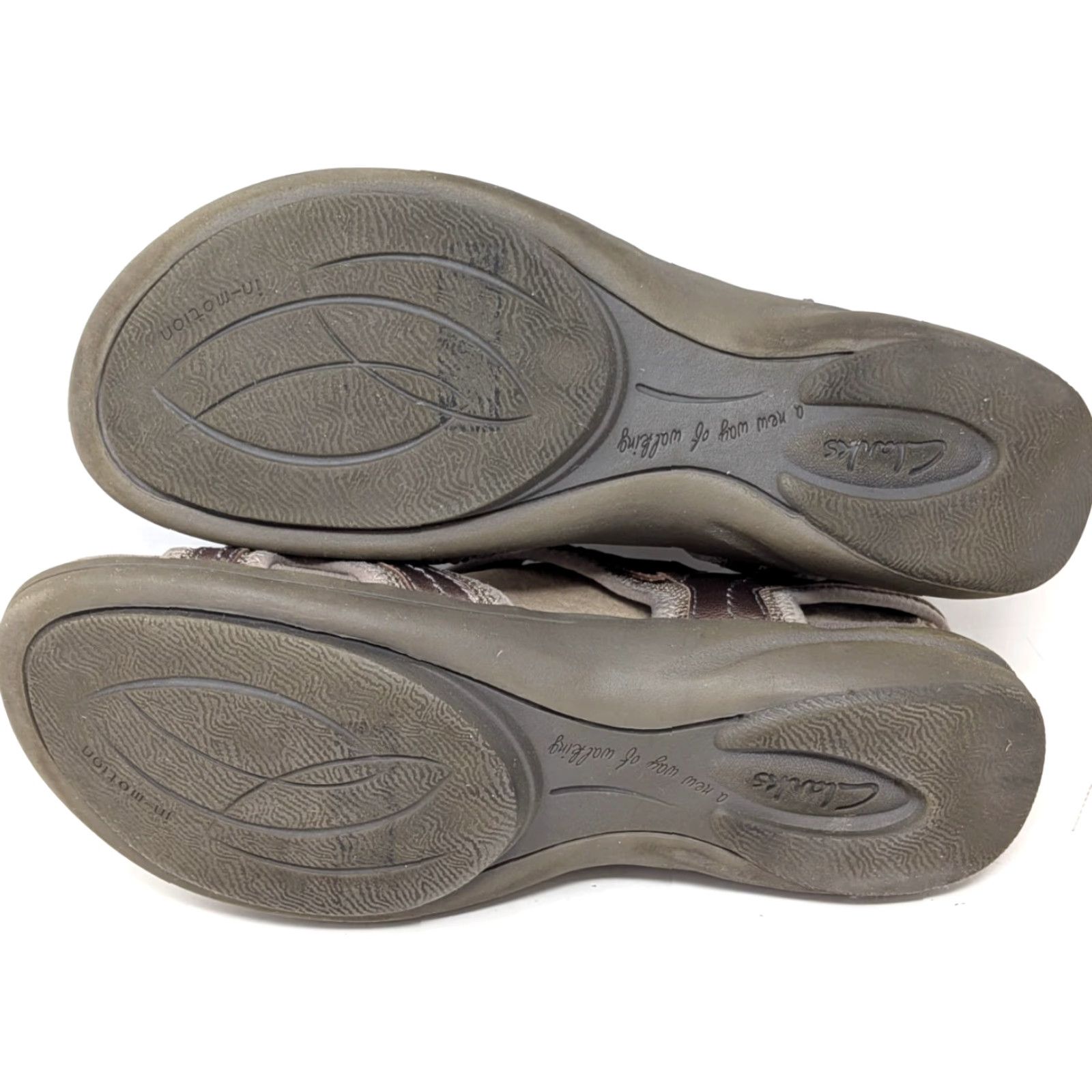 Clarks Clarks In Motion Jump Pewter Gray Slingback Walking Sandals Womens 8 1/2 M Sandal Adult Womens Pewter Gray 60439 Size US 9 / IT 39 - 7 Thumbnail