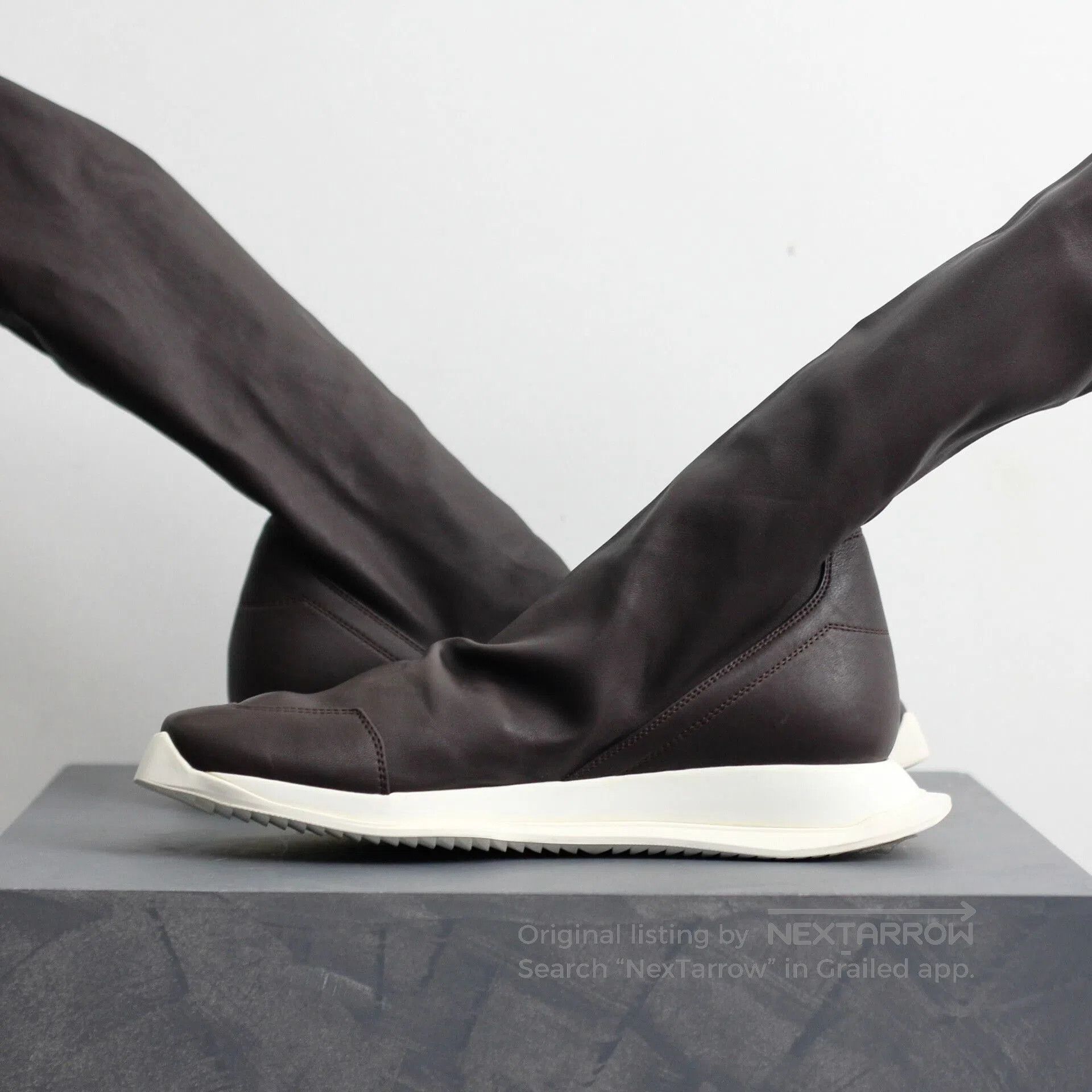 Rick Owens Rick Owens Leather Tank Boots. Size US 7 / EU 40 - 6 Thumbnail