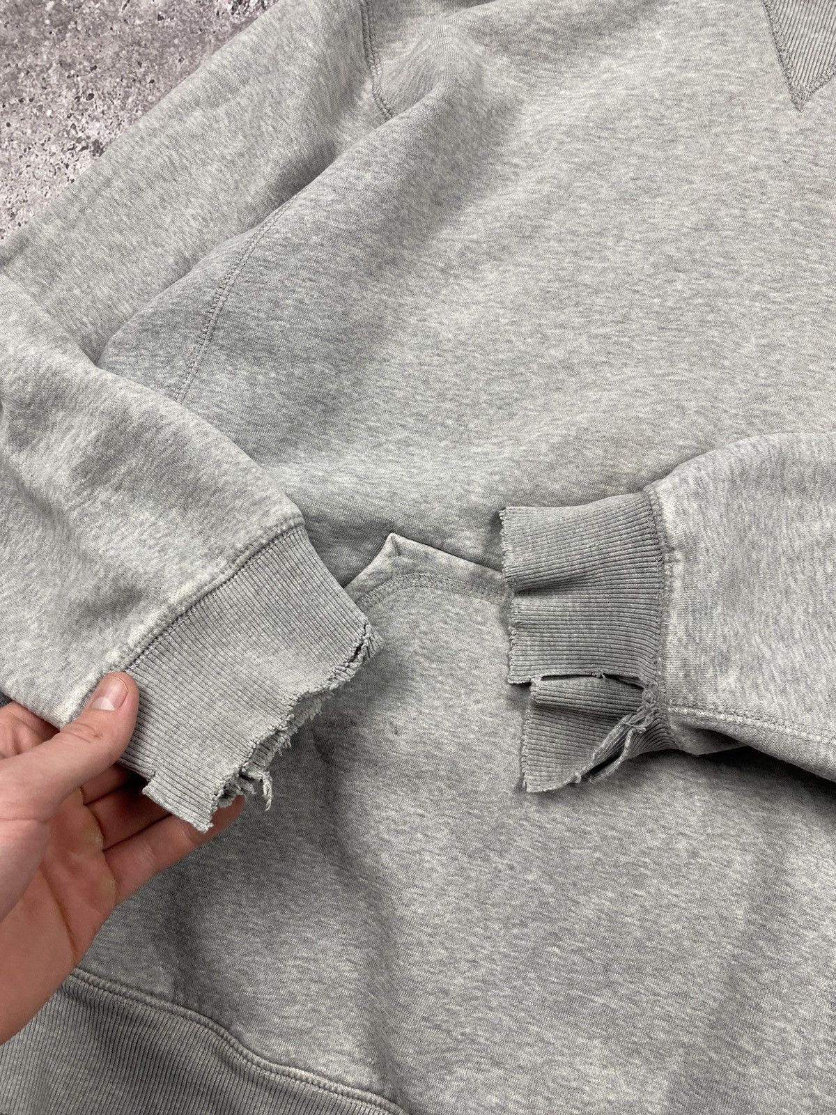 Nike × Vintage USA VINTAGE NIKE DISTRESSED THRASHED BAGGY HOODIE CREWNECK Size US XL / EU 56 / 4 - 6 Thumbnail