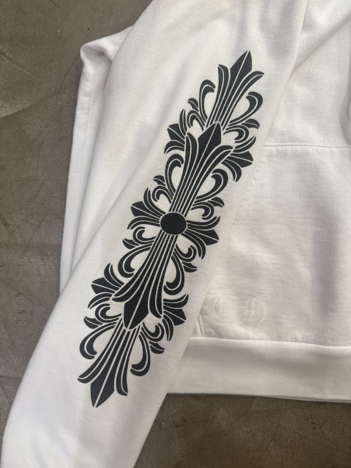Chrome Hearts Chrome Hearts Horseshoe Floral Hoodie Size US L / EU 52-54 / 3 - 4 Thumbnail