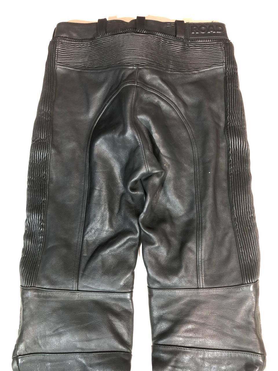 Vintage POLO Road Vintage Racing Moto Leather Pants Size US 30 / EU 46 - 6 Thumbnail