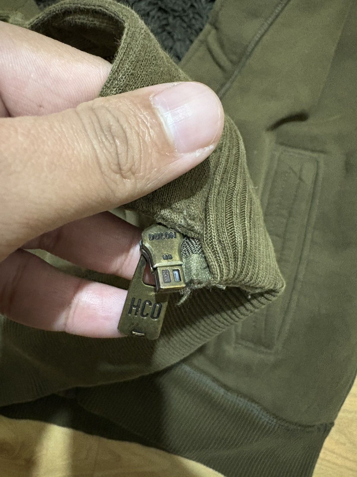 Hollister Hollister Co.Sherpa Lined Hooded Jacket Army Green Y2K Style Size US M / EU 48-50 / 2 - 9 Thumbnail