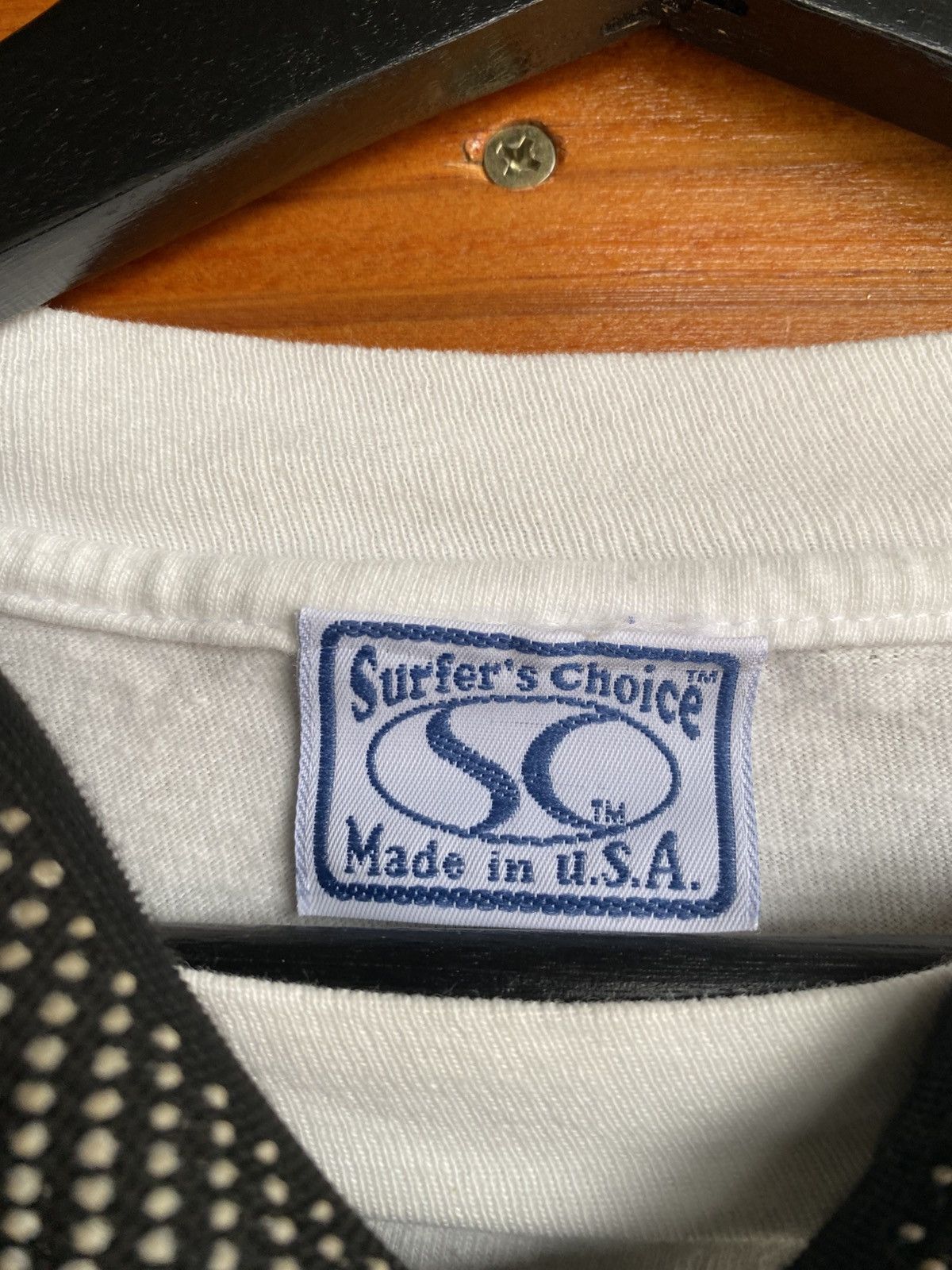 Vintage Vintage Surfer’s Choice Graphic T-Shirt White Tee Size US L / EU 52-54 / 3 - 7 Thumbnail