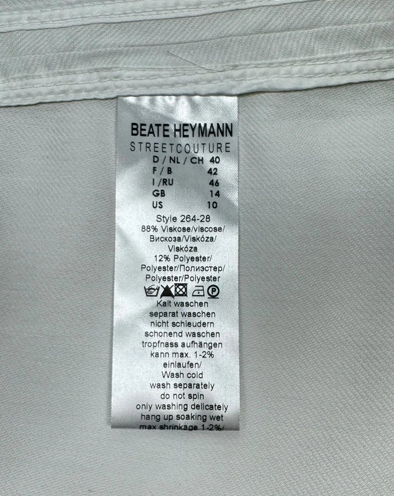 Other Beate Heymann Streetcouture Twiil Long Shirt GB14 US10 Size M / US 6-8 / IT 42-44 - 16 Thumbnail