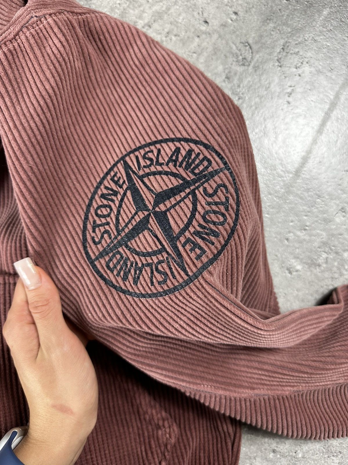 Stone Island Rare - Stone Island Corduroy Zip Streetwear Jacket Sportwear Size US M / EU 48-50 / 2 - 4 Thumbnail