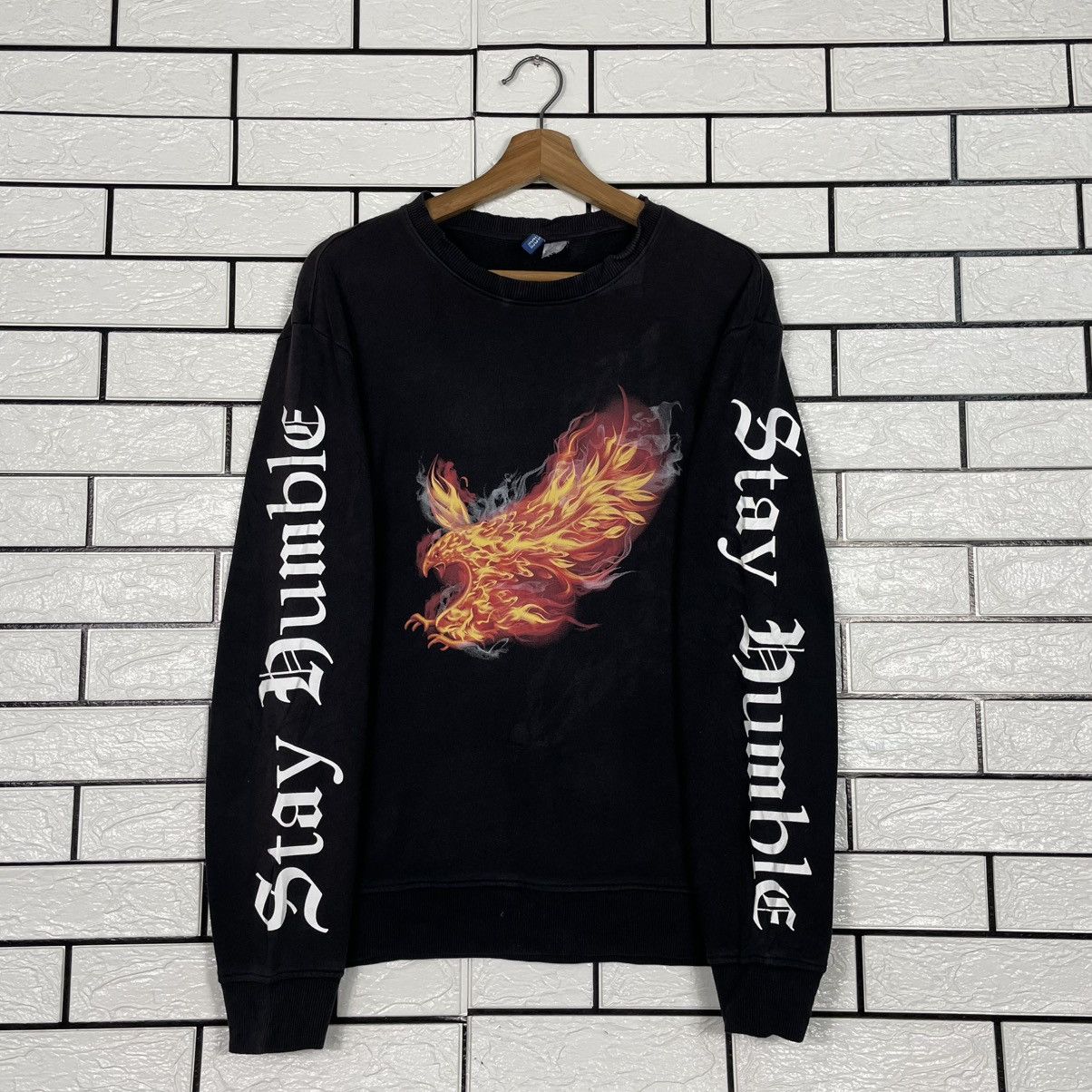Japanese Brand Corpus Et Mente Fire Eagle Crewneck Sweatshirt Size US S / EU 44-46 / 1 - 7 Thumbnail