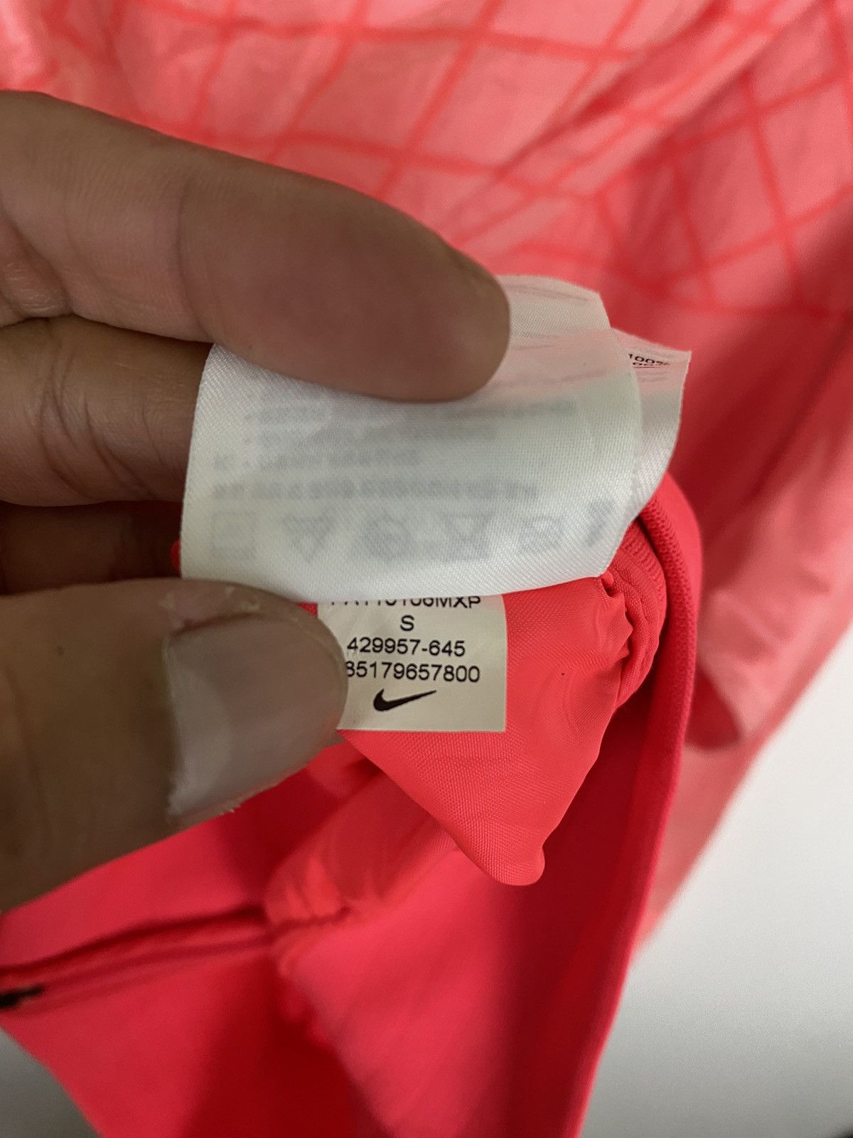 Nike × Vintage Vintage Y2K Nike Light Jacket Peach Size US S / EU 44-46 / 1 - 11 Thumbnail