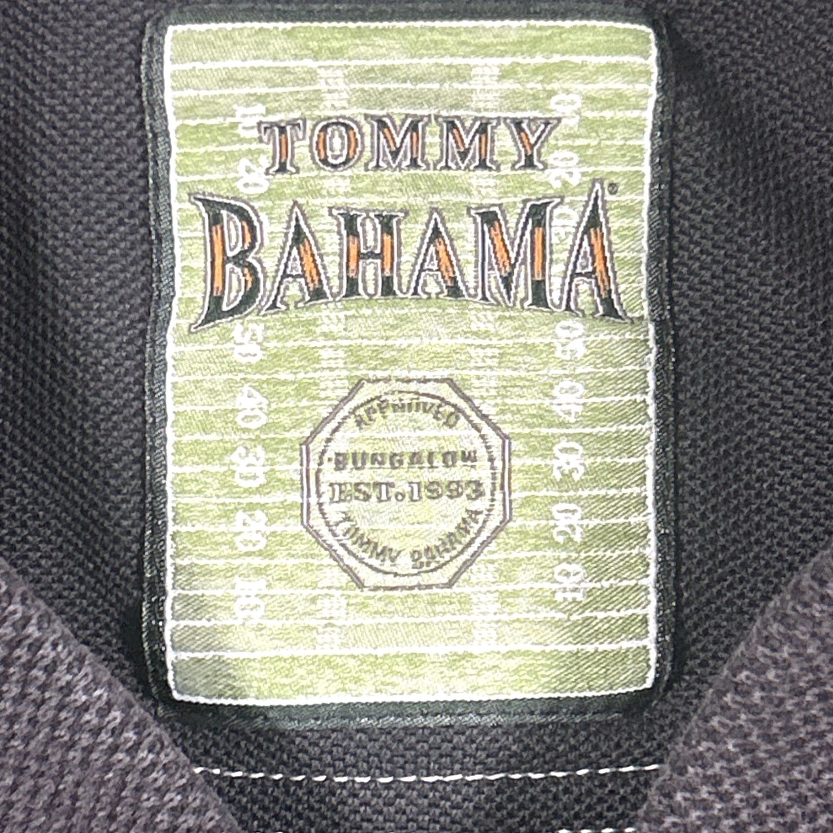 Tommy Bahama Tommy Bahama Polo Short Sleeve Shirt Black Medium Mens Button-Up Embroidered Cotton Polyester Size US M / EU 48-50 / 2 - 4 Thumbnail