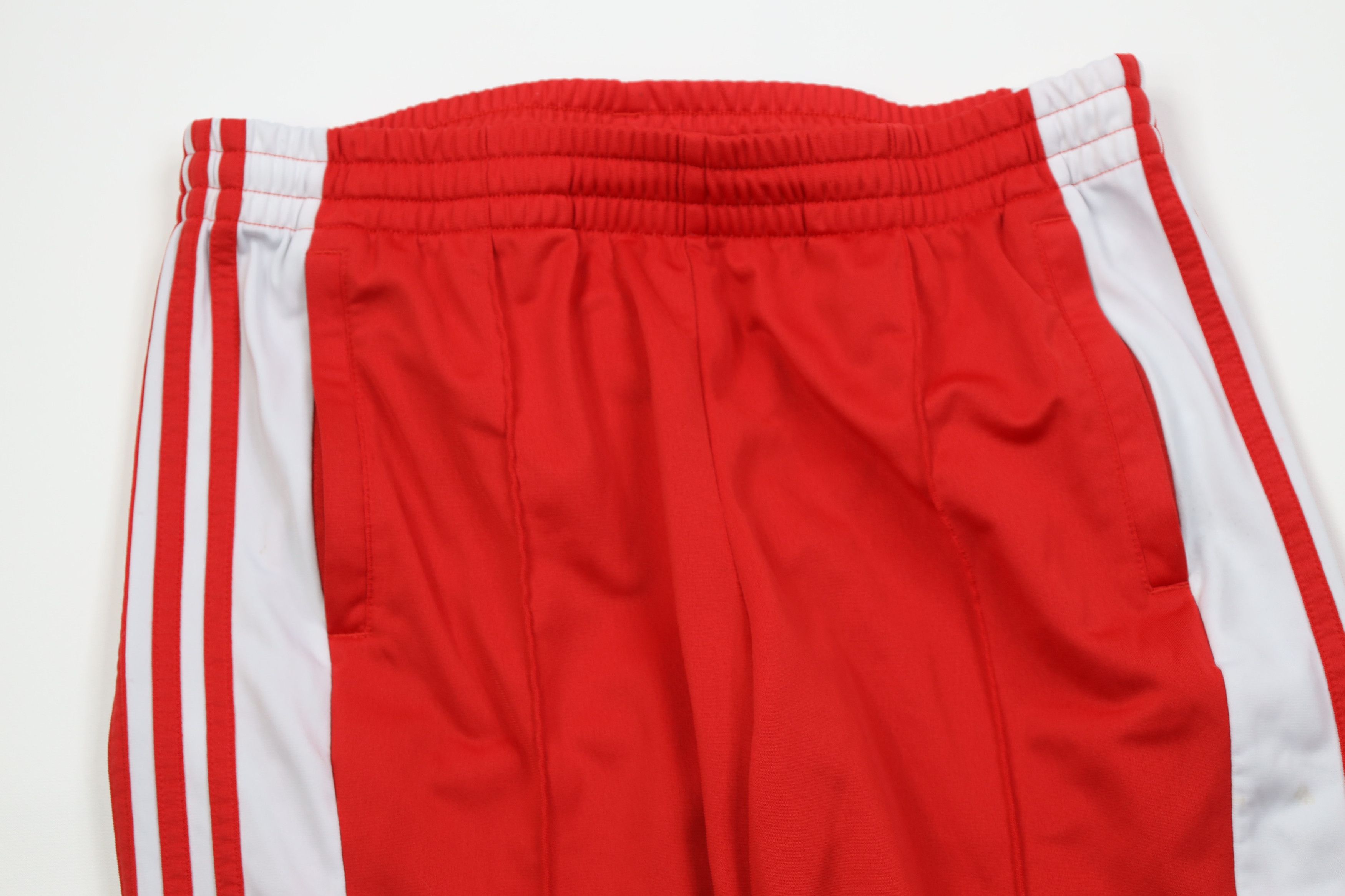 Adidas Vintage Y2K Adidas Striped Tearaway Sweatpants Pants Red Size US 34 / EU 50 - 2 Thumbnail