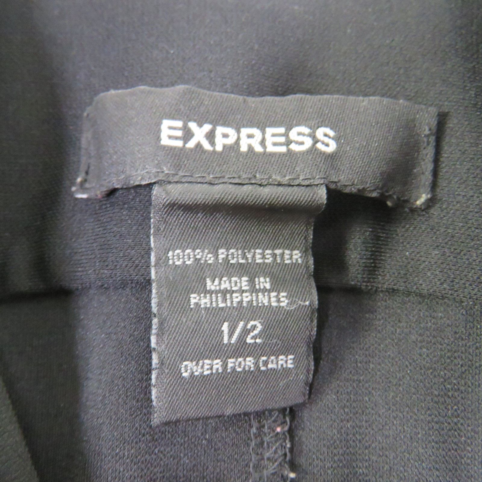 Express Express Black Button Down Long Sleeve Dress Classic Small Size S / US 4 / IT 40 - 4 Thumbnail