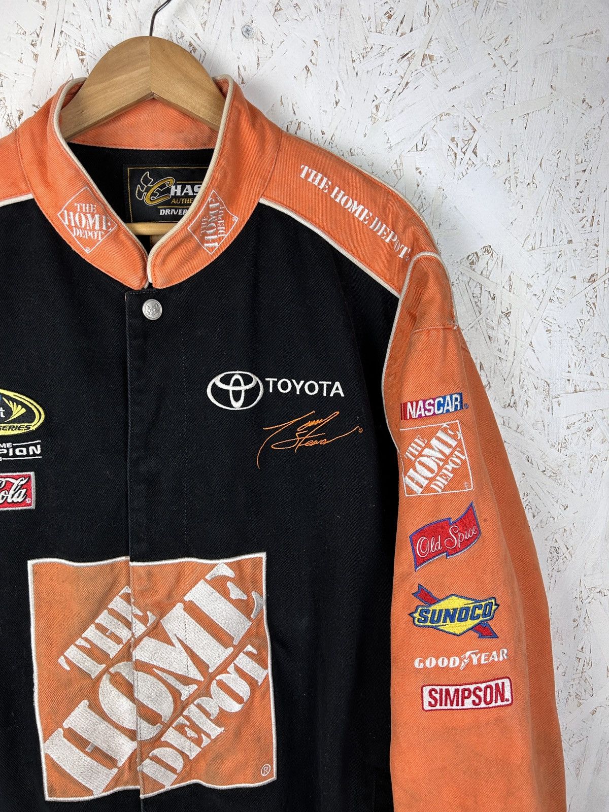 Chase Authentics Vintage Chase Tony Stewart Racing Home Depot Nascar Jacket Size US XXL / EU 58 / 5 - 2 Thumbnail