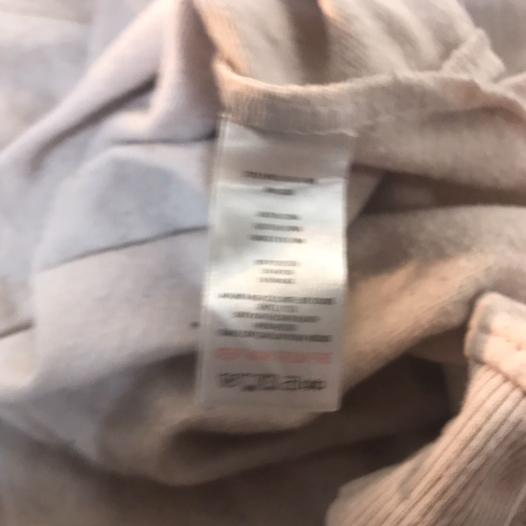 Vintage Rae Dunn Lt Peach Love Hi/Lo Sweatshirt Womens Size 2X Size XXL / US 16-18 / IT 52-54 - 6 Thumbnail