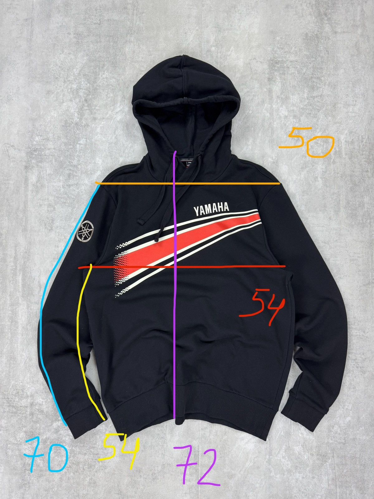 Yamaha Yamaha Revs Your Heart Big logo Hoodie Mens Size XL Size US XL / EU 56 / 4 - 9 Thumbnail
