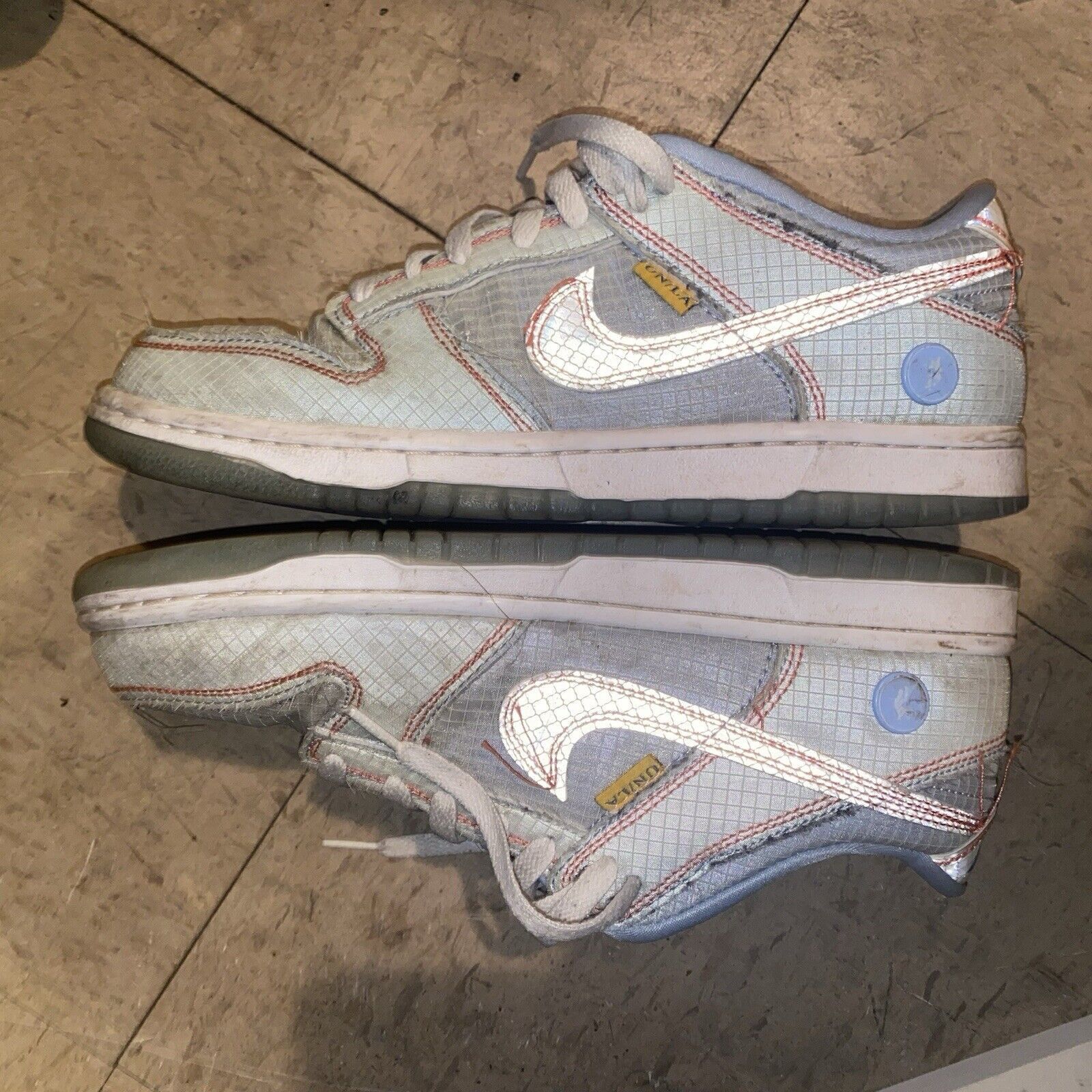 Nike Size 8.5 Nike Dunk Low Union LA Sneakers Passport Pack Argon Size US 8.5 / EU 41-42 - 6 Thumbnail