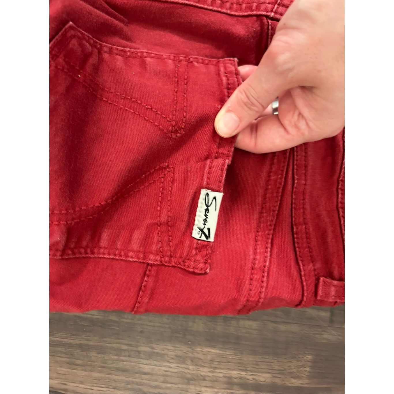 7 For All Mankind 7 For All Mankind High-Rise Ankle Skinny Jeans in Bril Red, Size 27" / US 4 / IT 40 - 10 Thumbnail
