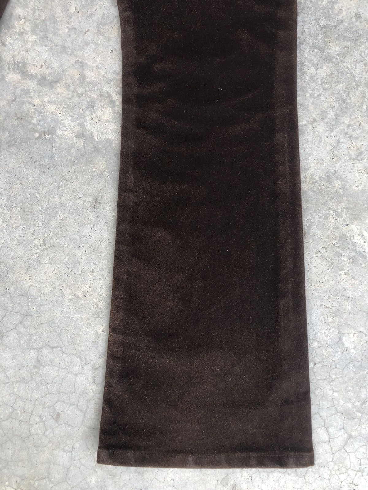 Lee Vintage Lee Flared Jeans Distressed Leather Cowhide Size US 34 / EU 50 - 11 Thumbnail