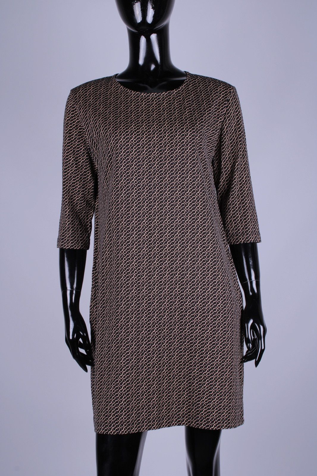 Designer × Marimekko MARIMEKKO Marjailla Raspa Geometric A-Line Dress 3/4 Sleeve Size S / US 4 / IT 40 - 1 Thumbnail