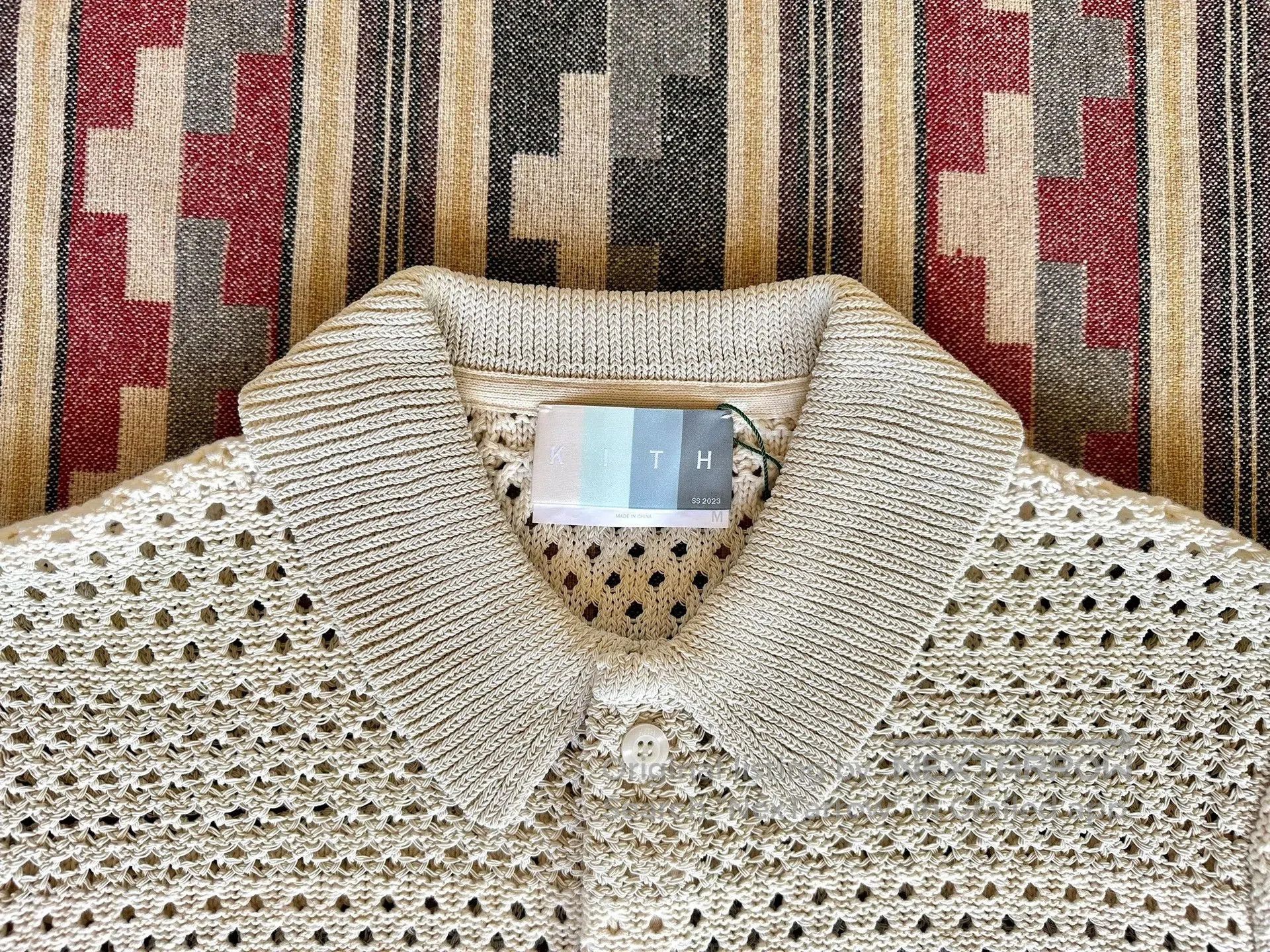 Kith KITH Thompson Crochet Short Sleeve Buttondown. Size US S / EU 44-46 / 1 - 4 Thumbnail