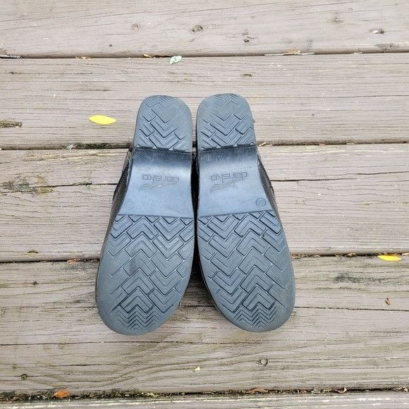 Dansko Dansko Professional Black Silver Metallic Ombre Patent Leath Size US 9.5 / IT 39.5 - 5 Thumbnail