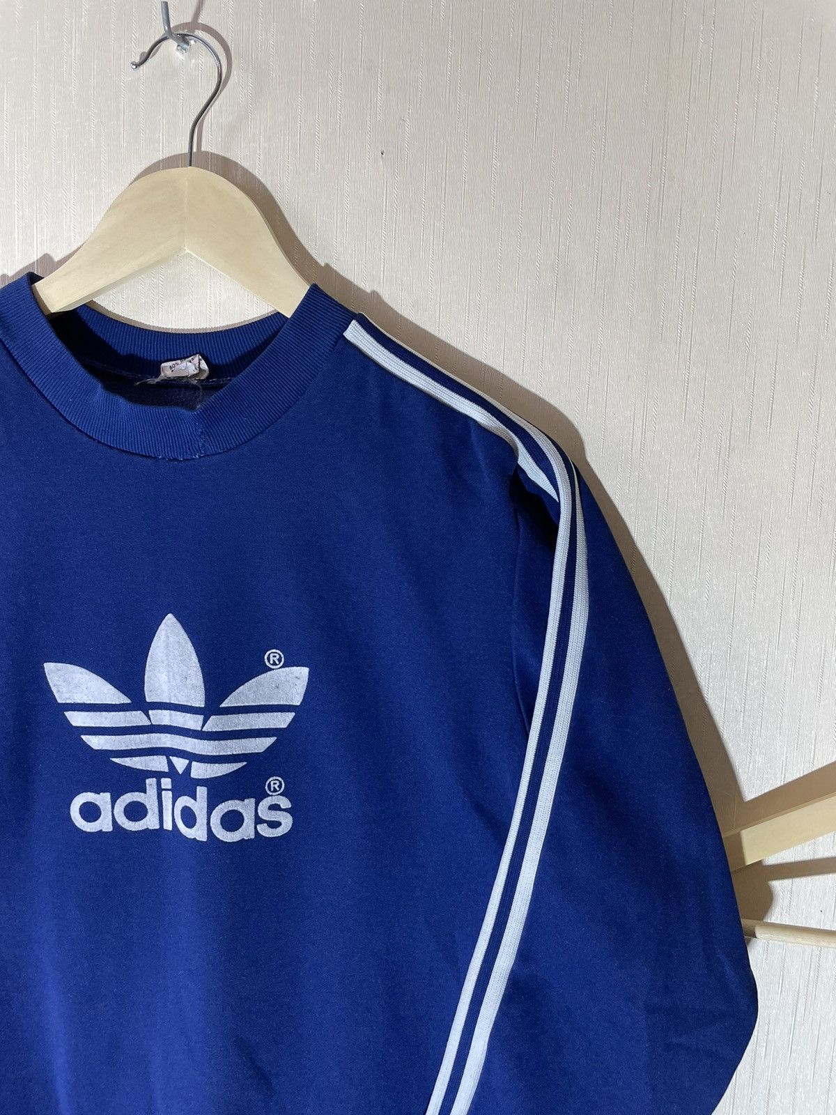 Adidas × Vintage Adidas Swiss made vintage sweatshirt 80s Size US M / EU 48-50 / 2 - 2 Thumbnail