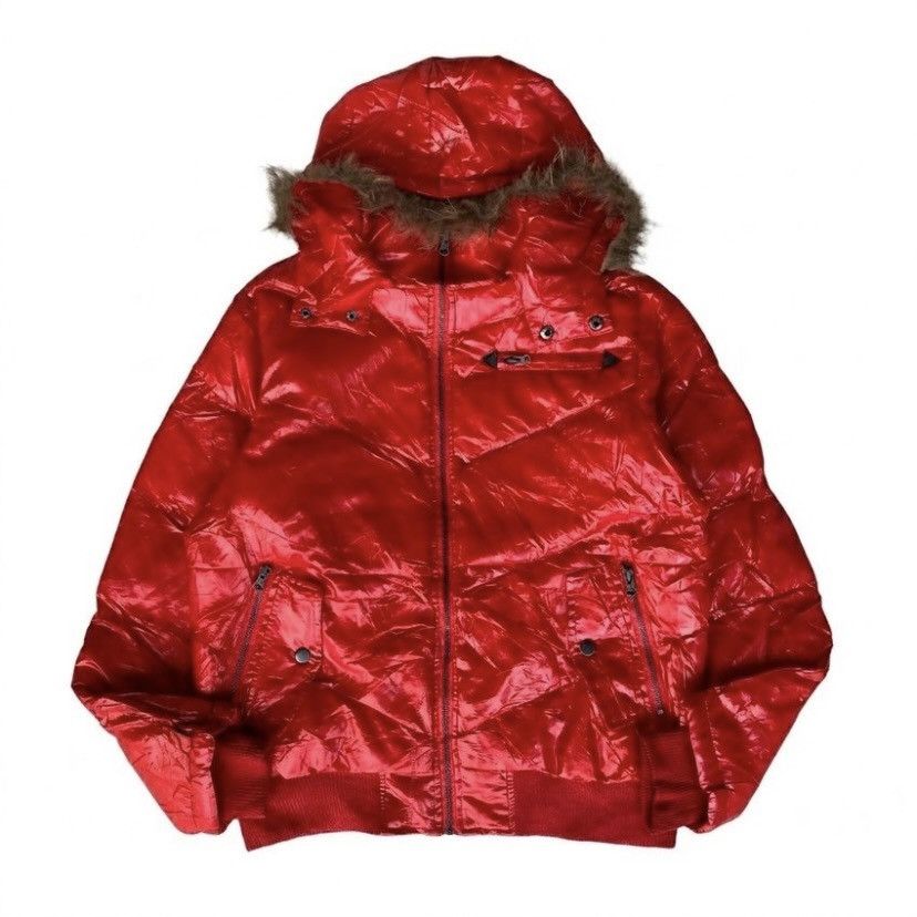 Japanese Brand MIDAS SHINY PUFFER JACKET RED | Grailed