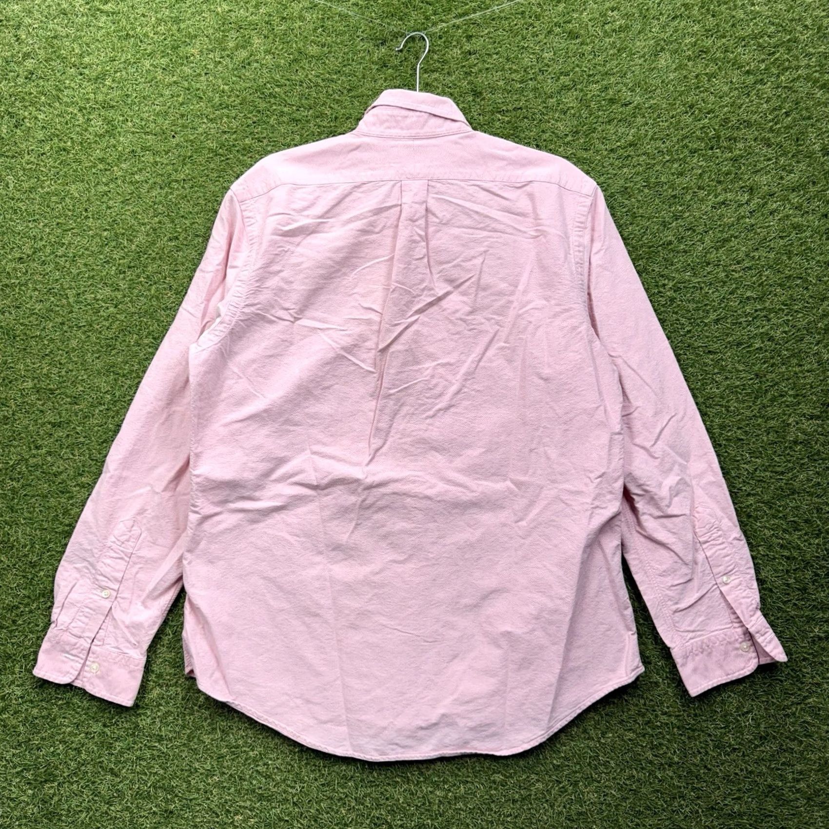 Polo Ralph Lauren Polo Ralph Lauren Shirt Mens Large Pink Chambray Classic Flesh Pony Button Up Size US L / EU 52-54 / 3 - 2 Thumbnail