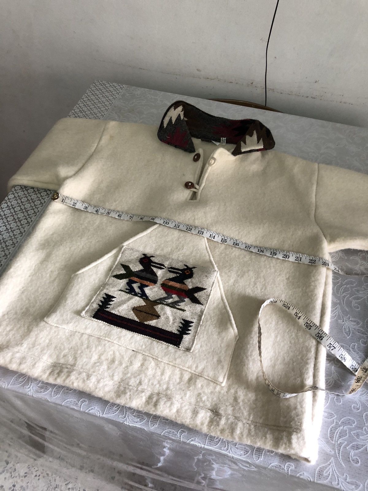 Native Rare🔥Vtg Artesanias Indigenas Hand Made Chimayo Wool Jacket Size US L / EU 52-54 / 3 - 22 Thumbnail