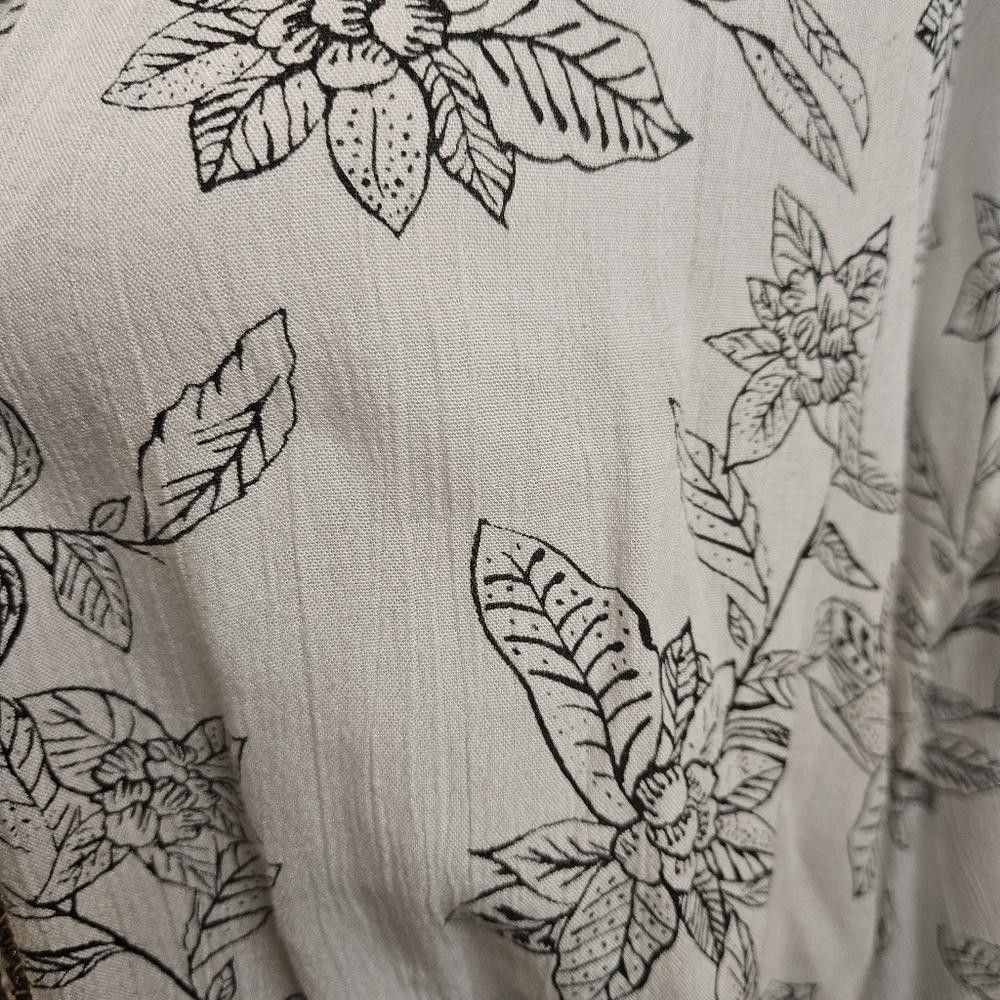 Designer Boho Chic Floral Print Cropped Top Size M / US 6-8 / IT 42-44 - 6 Thumbnail