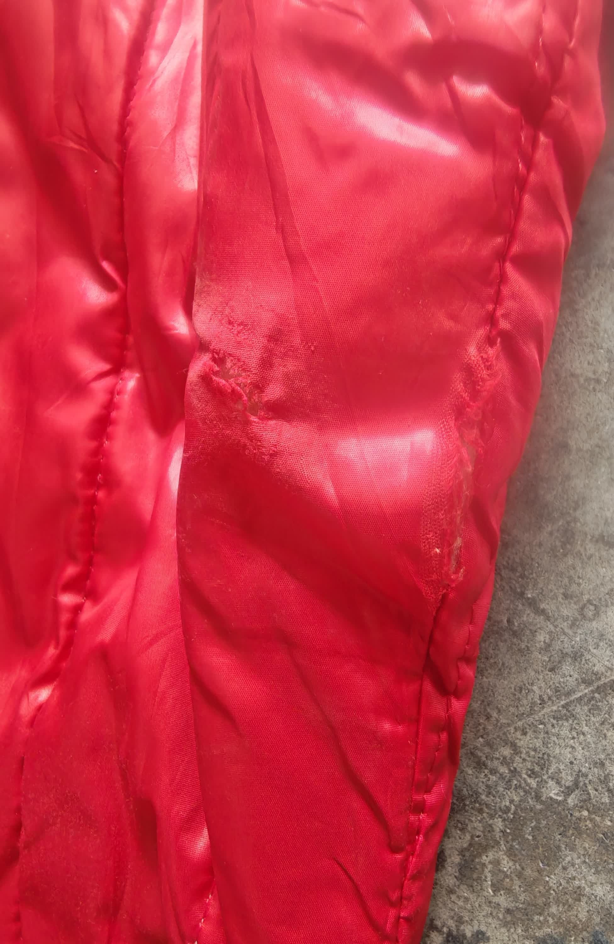 Adidas Adidas Originals Vintage Trefoil Quilted Jacket Red Size M Size US M / EU 48-50 / 2 - 10 Thumbnail