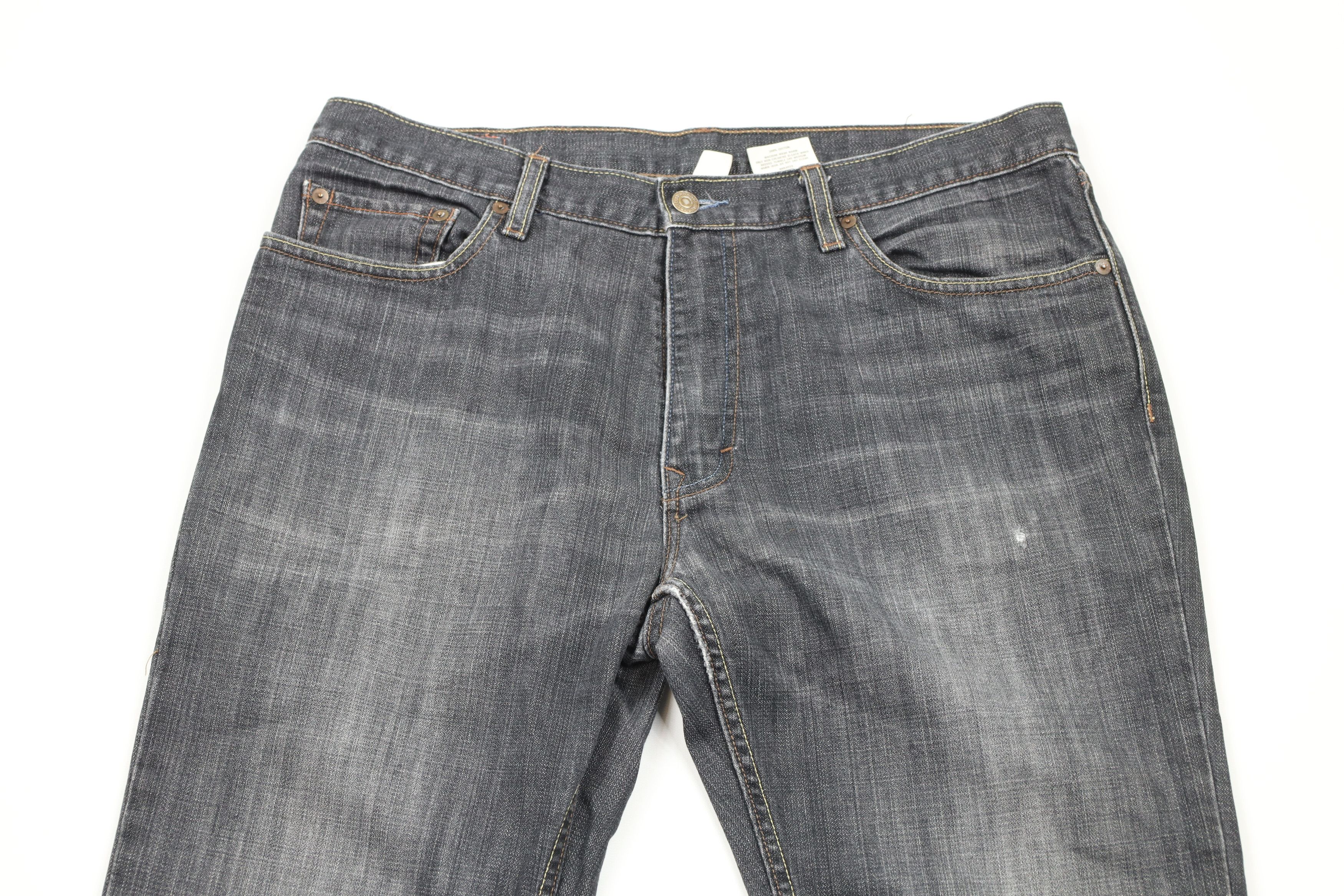 Banana Republic Vintage Banana Republic Wide Leg Denim Jeans Gray Cotton Size US 34 / EU 50 - 2 Thumbnail