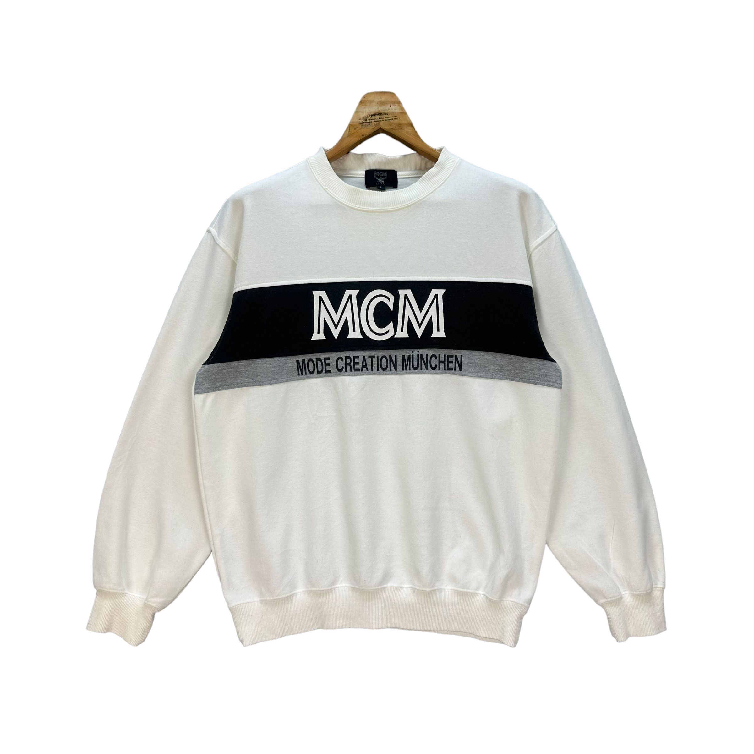 MCM MCM O.T.C BIG LOGO SWEATSHIRTS #8435-008 Size US L / EU 52-54 / 3 - 1 Thumbnail