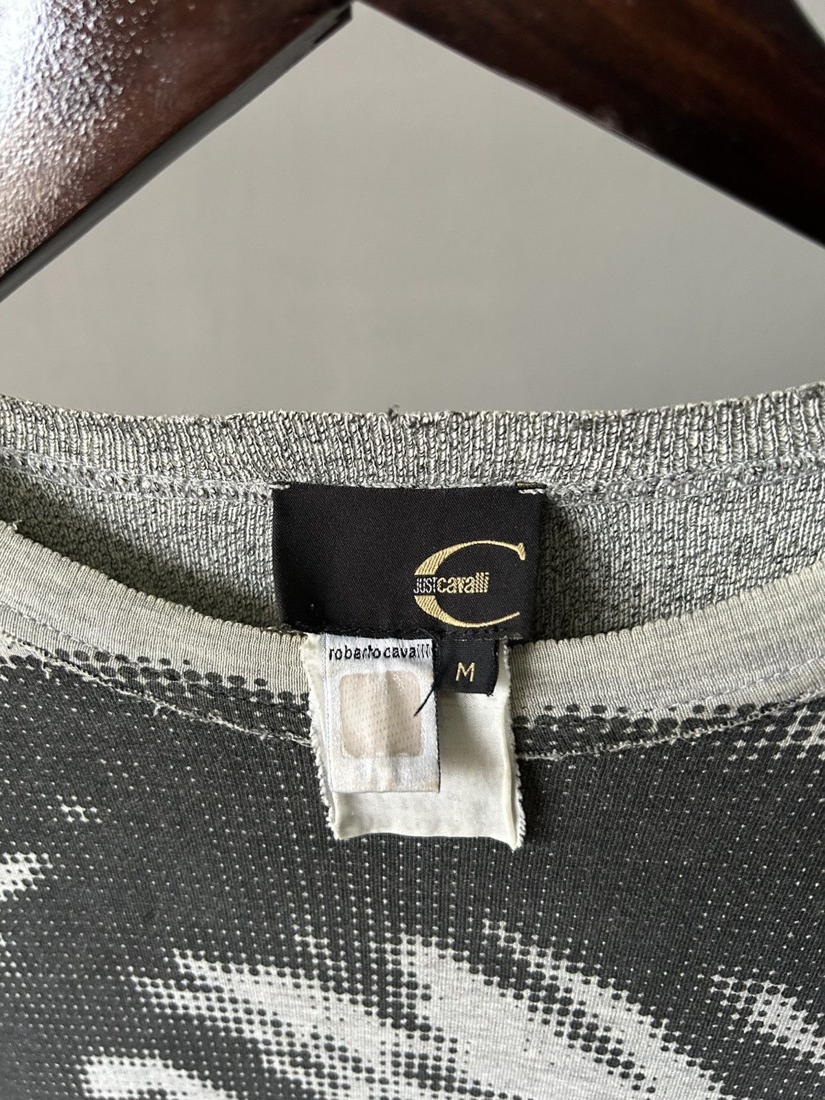 Just Cavalli SS2005 Cavalli Naked Woman Print Grey Longsleeve Size US M / EU 48-50 / 2 - 10 Thumbnail